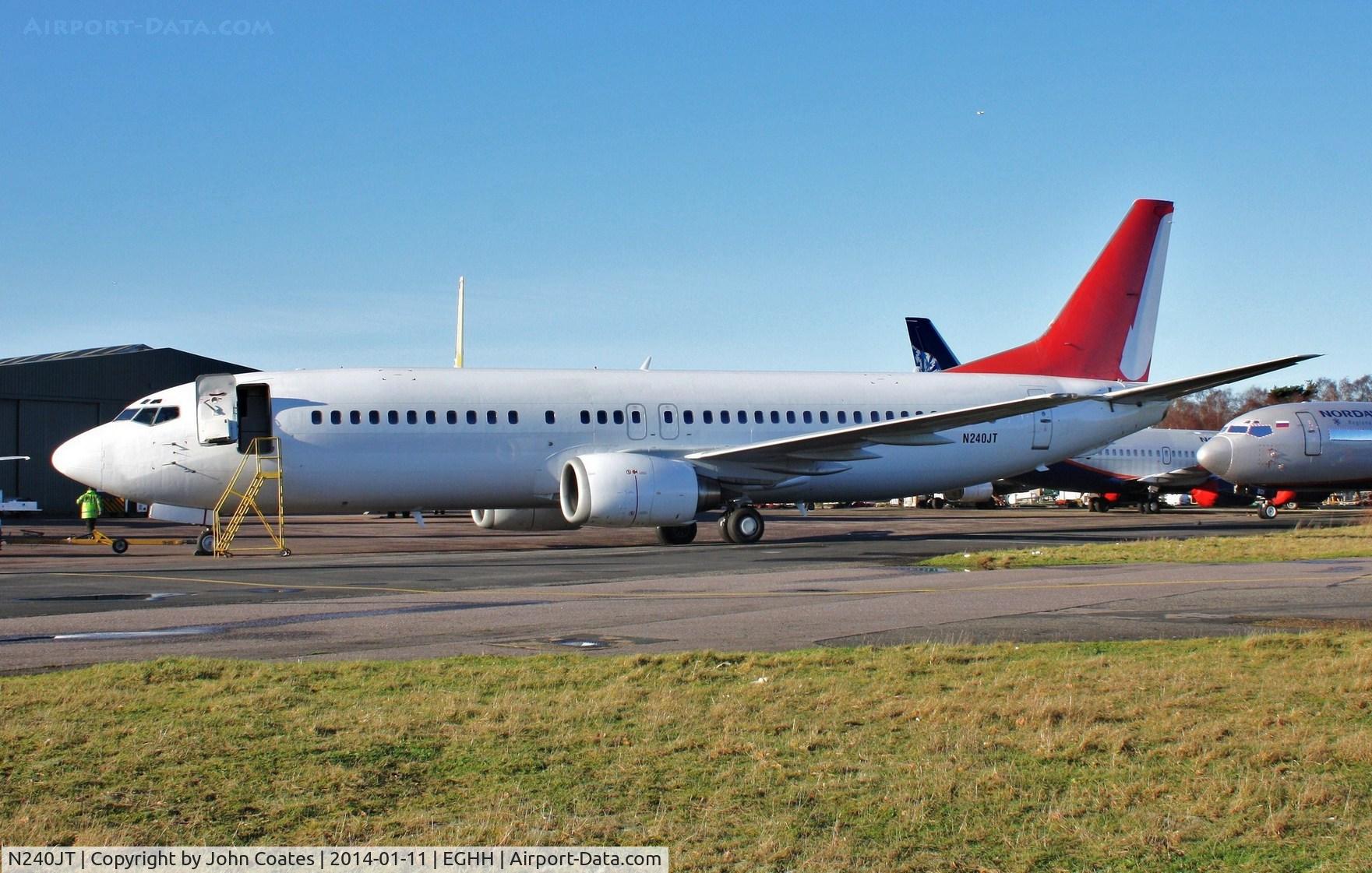 N240JT, 1989 Boeing 737-4K5 C/N 24125, ex EI-ETT and temporarily N333JJ just re-reg'd to N240JT