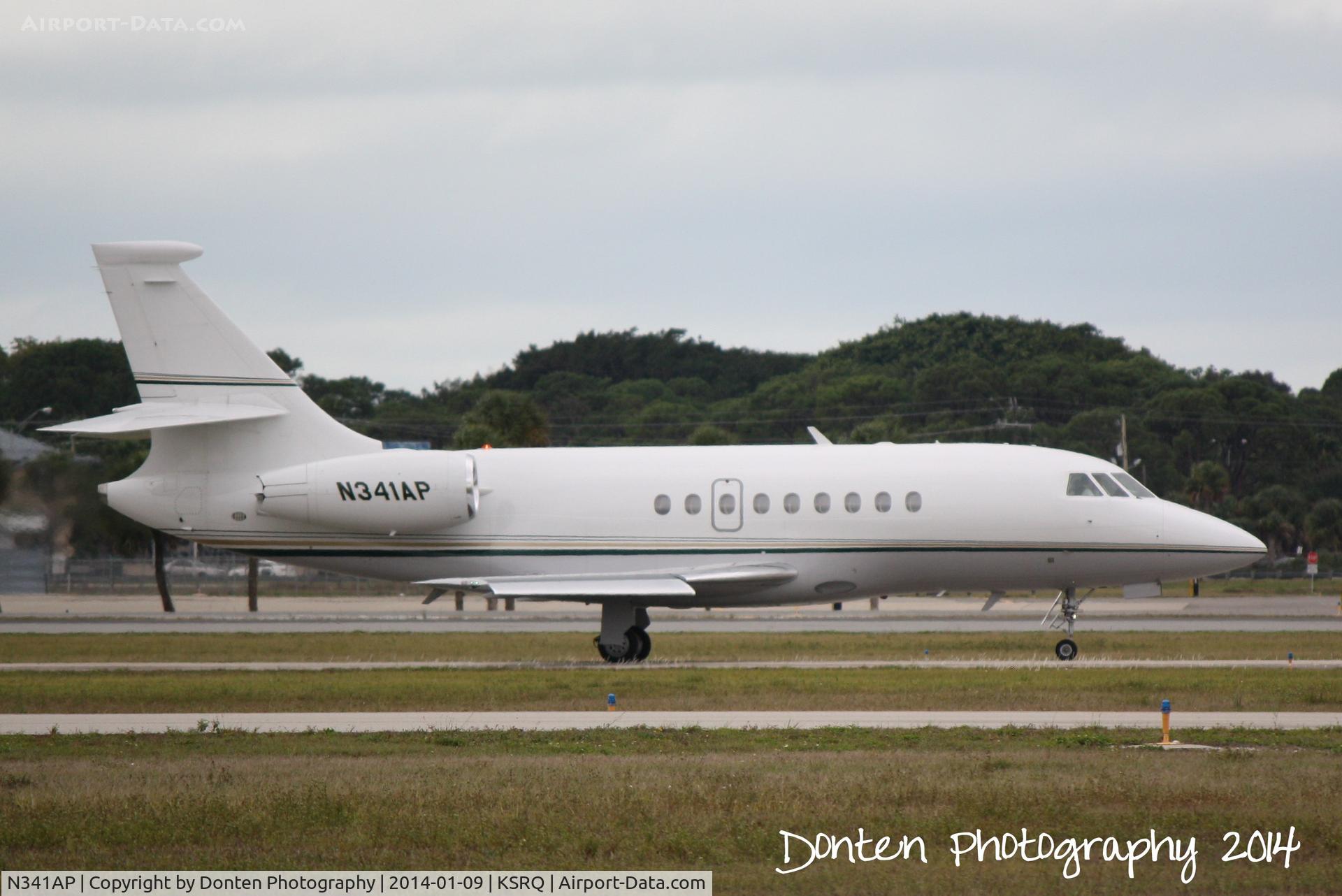 N341AP, 2003 Dassault Falcon 2000EX C/N 24, Dassault Falcon 2000EX (N341AP) taxis at Sarasota-Bradenton International Airport