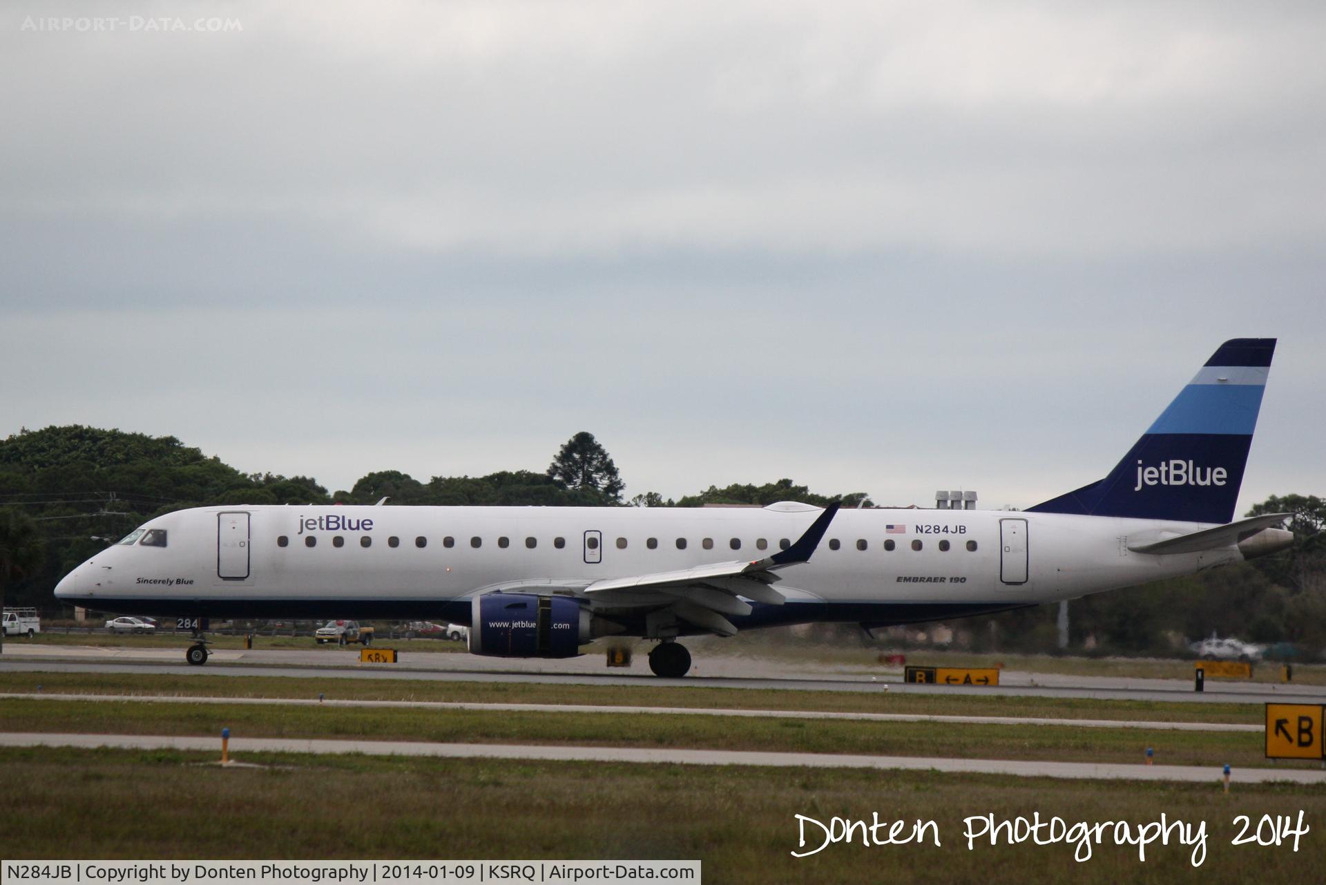 N284JB, 2008 Embraer 190AR (ERJ-190-100IGW) C/N 19000144, JetBlue Flight 741 (N284JB) 