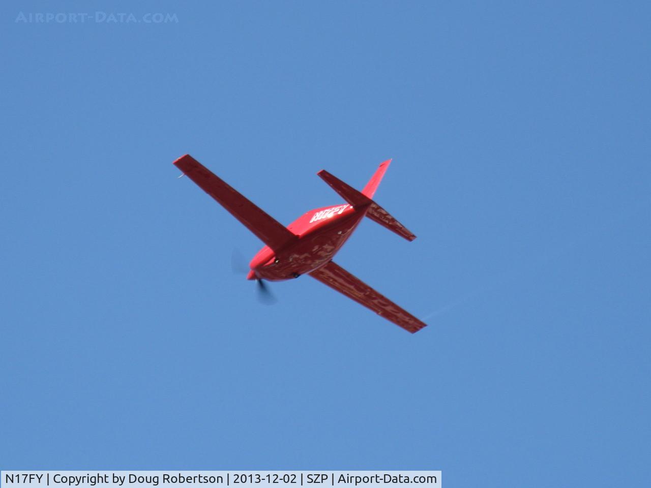 N17FY, 2011 Questair Venture C/N 9, 2011 Mercer QUESTAIR VENTURE SPIRIT. Continental IO-550-G 280 Hp, conversion to retractable gear version by Aviation F/X, of Color Me Gone LLC, fast takeoff climb Rwy 04