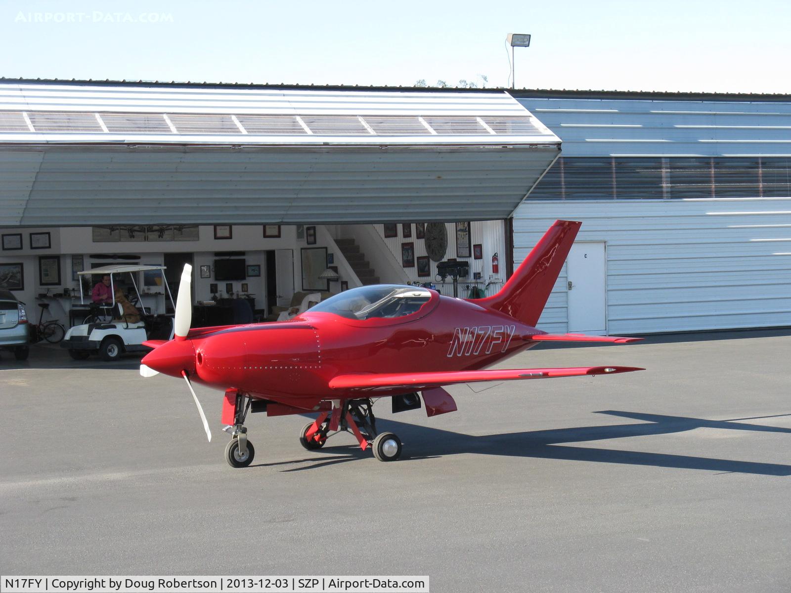 N17FY, 2011 Questair Venture C/N 9, 2011 Mercer QUESTAIR VENTURE SPIRIT, Continental IO-550-G 280 Hp, conversion to retractable gear version by Aviation F/X, of Color Me Gone LLC, outside on hangar ramp
