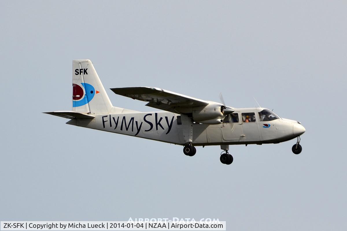 ZK-SFK, Britten-Norman BN-2A Islander C/N 236, At Auckland