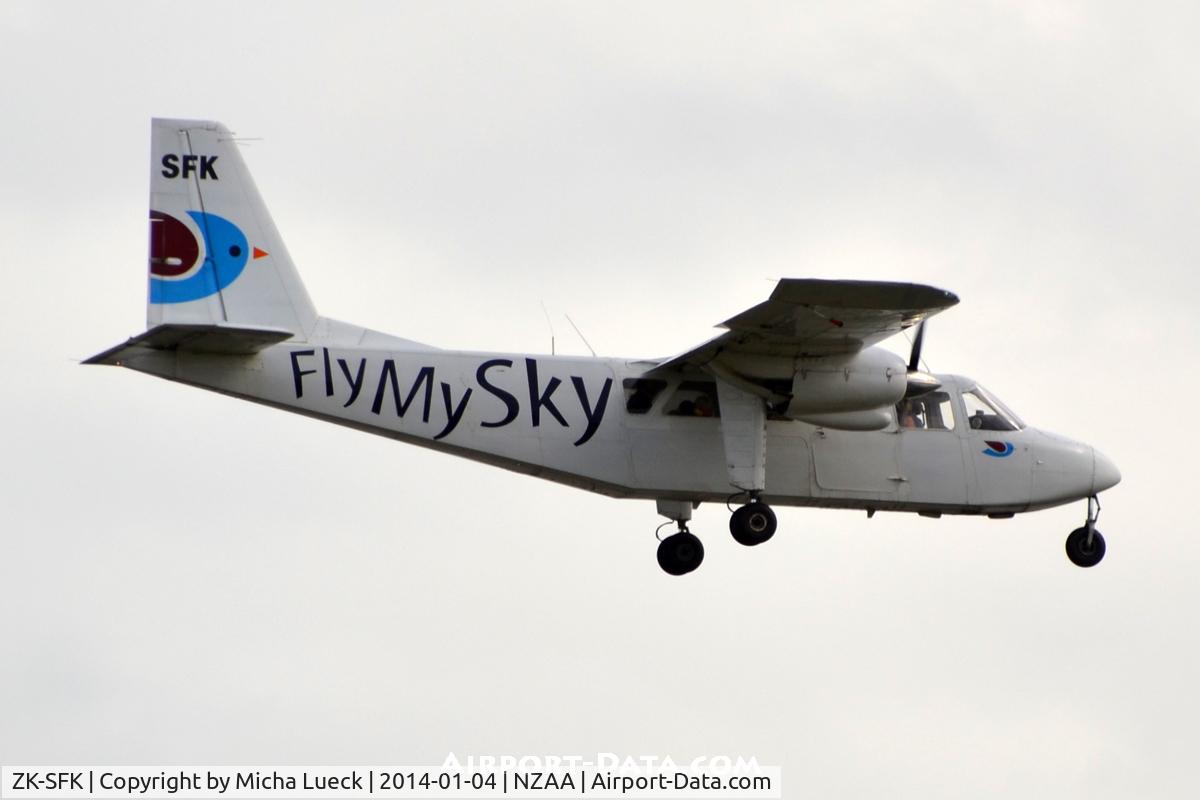 ZK-SFK, Britten-Norman BN-2A Islander C/N 236, At Auckland