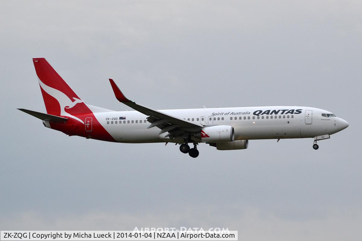 ZK-ZQG, 2011 Boeing 737-838 C/N 34190, At Auckland