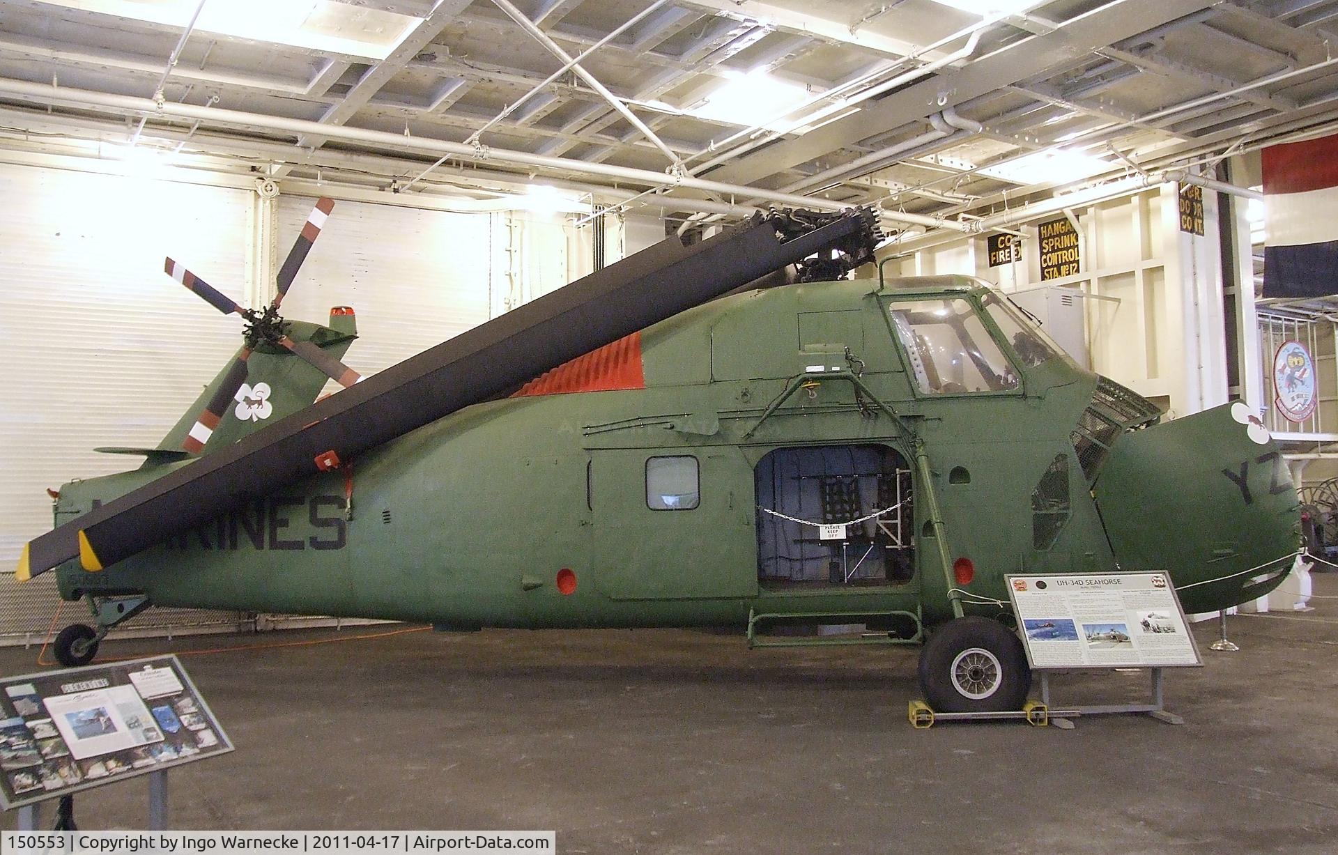 150553, Sikorsky UH-34D Seahorse C/N 58.1680, Sikorsky UH-34D Seahorse at the USS Hornet Museum, Alameda CA