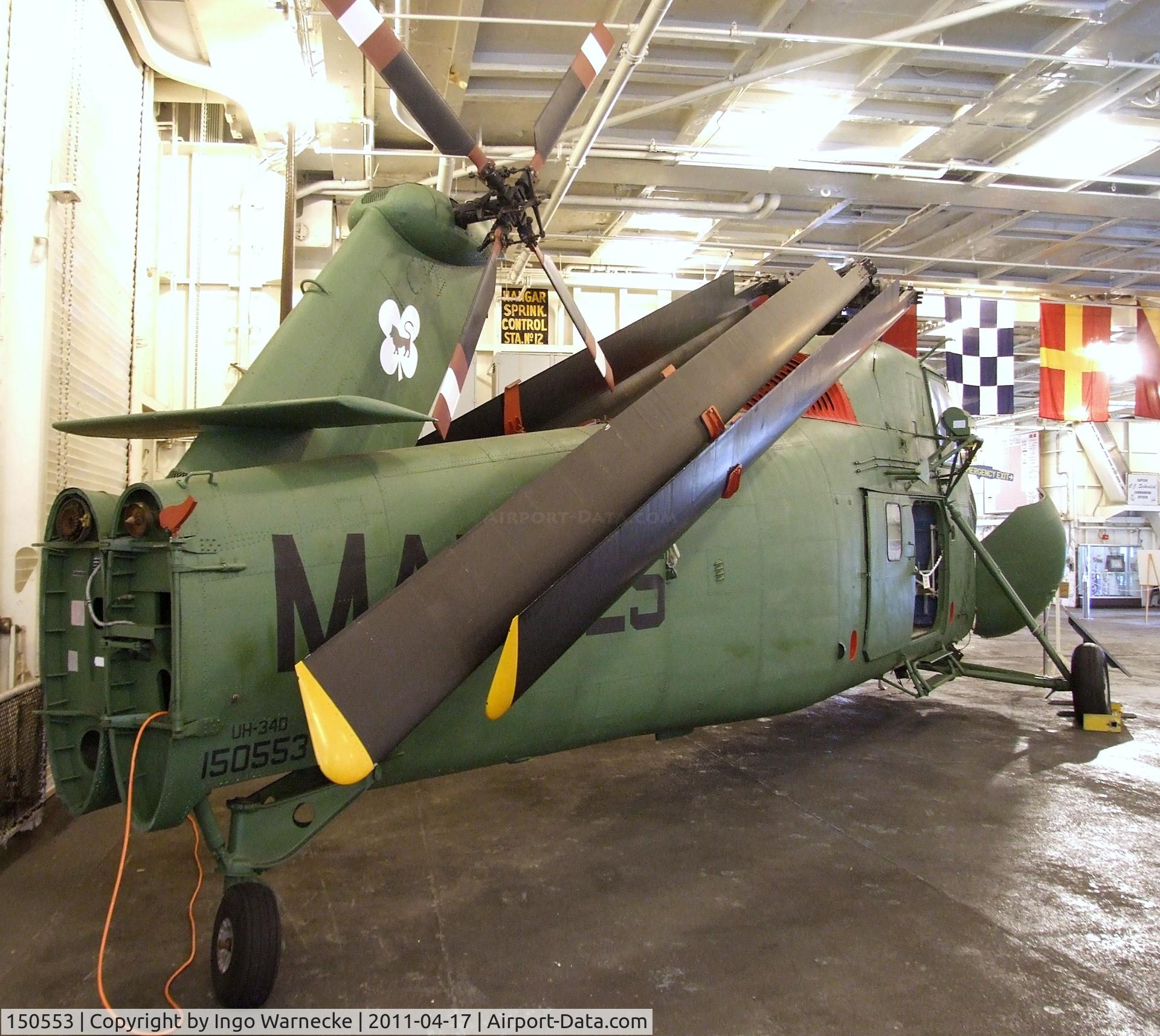150553, Sikorsky UH-34D Seahorse C/N 58.1680, Sikorsky UH-34D Seahorse at the USS Hornet Museum, Alameda CA