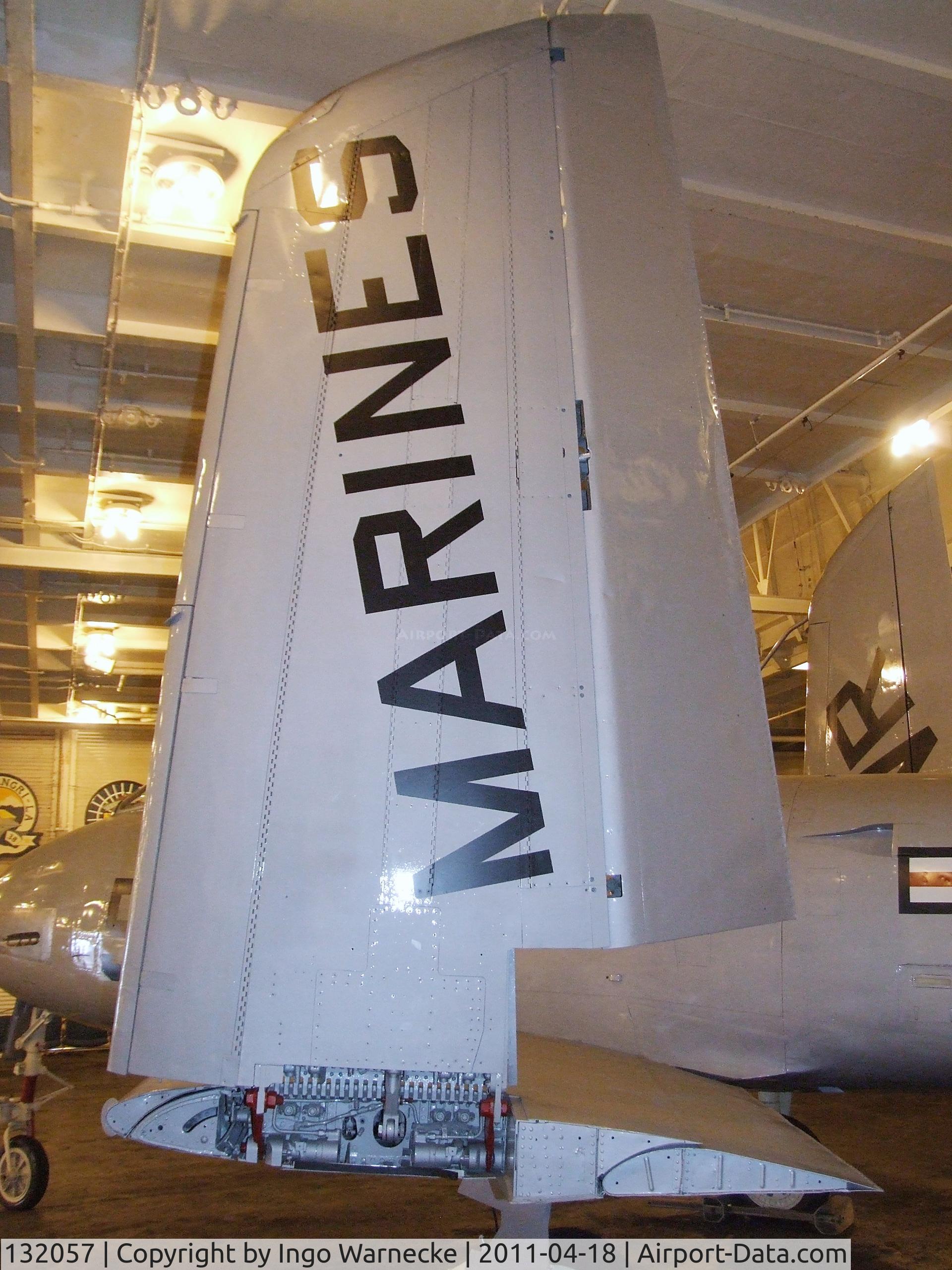 132057, North American FJ-2 Fury C/N Not found 132057, North American FJ-2 Fury at the USS Hornet Museum, Alameda CA