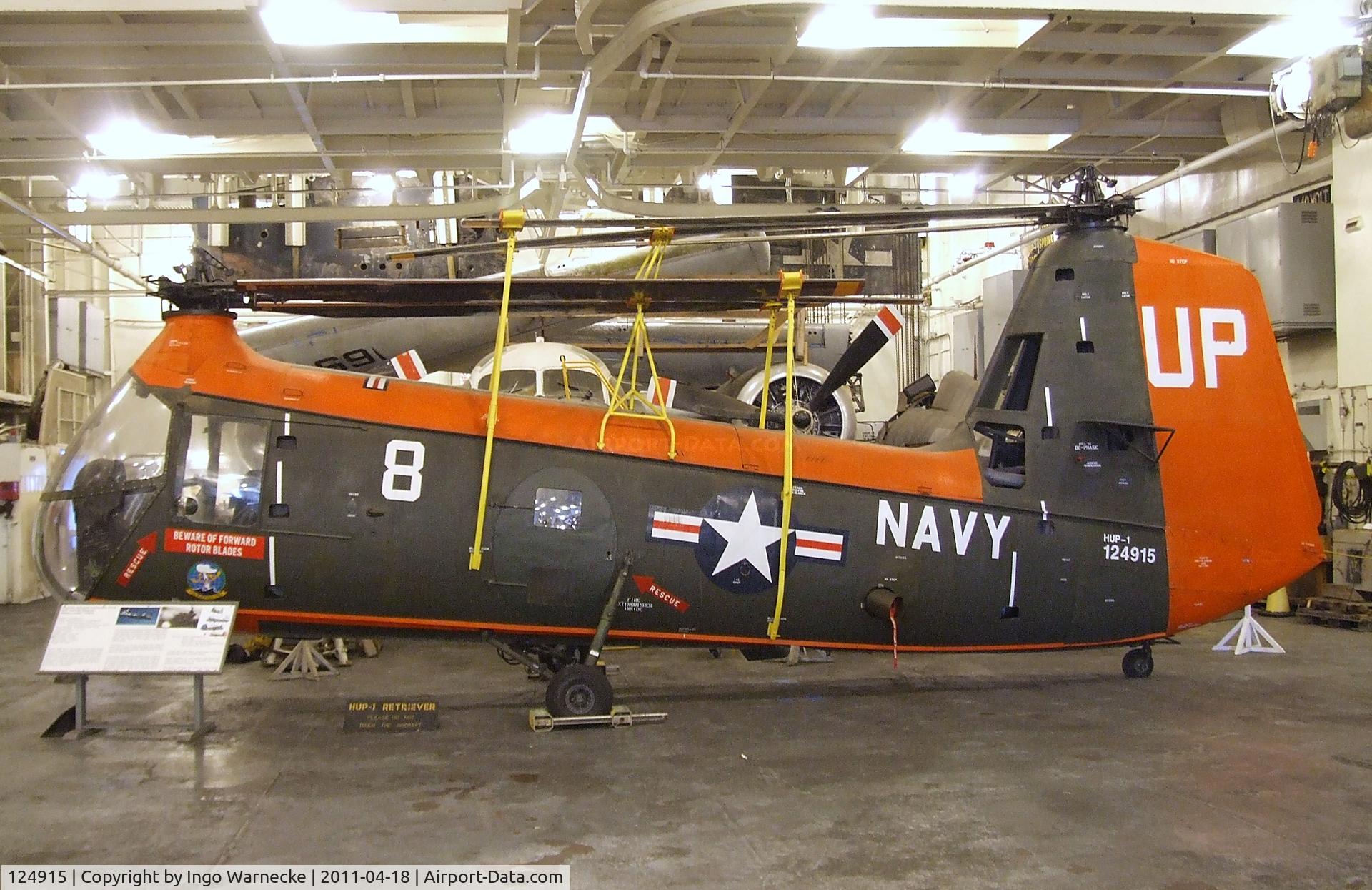124915, Piasecki HUP-1 Retriever C/N 8, Piasecki HUP-1 Retriever at the USS Hornet Museum, Alameda CA