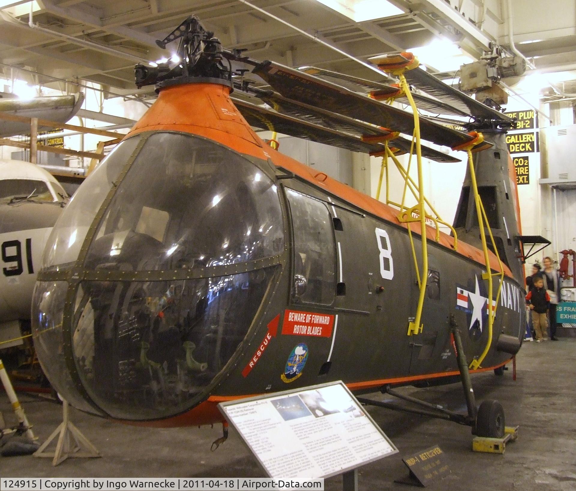 124915, Piasecki HUP-1 Retriever C/N 8, Piasecki HUP-1 Retriever at the USS Hornet Museum, Alameda CA