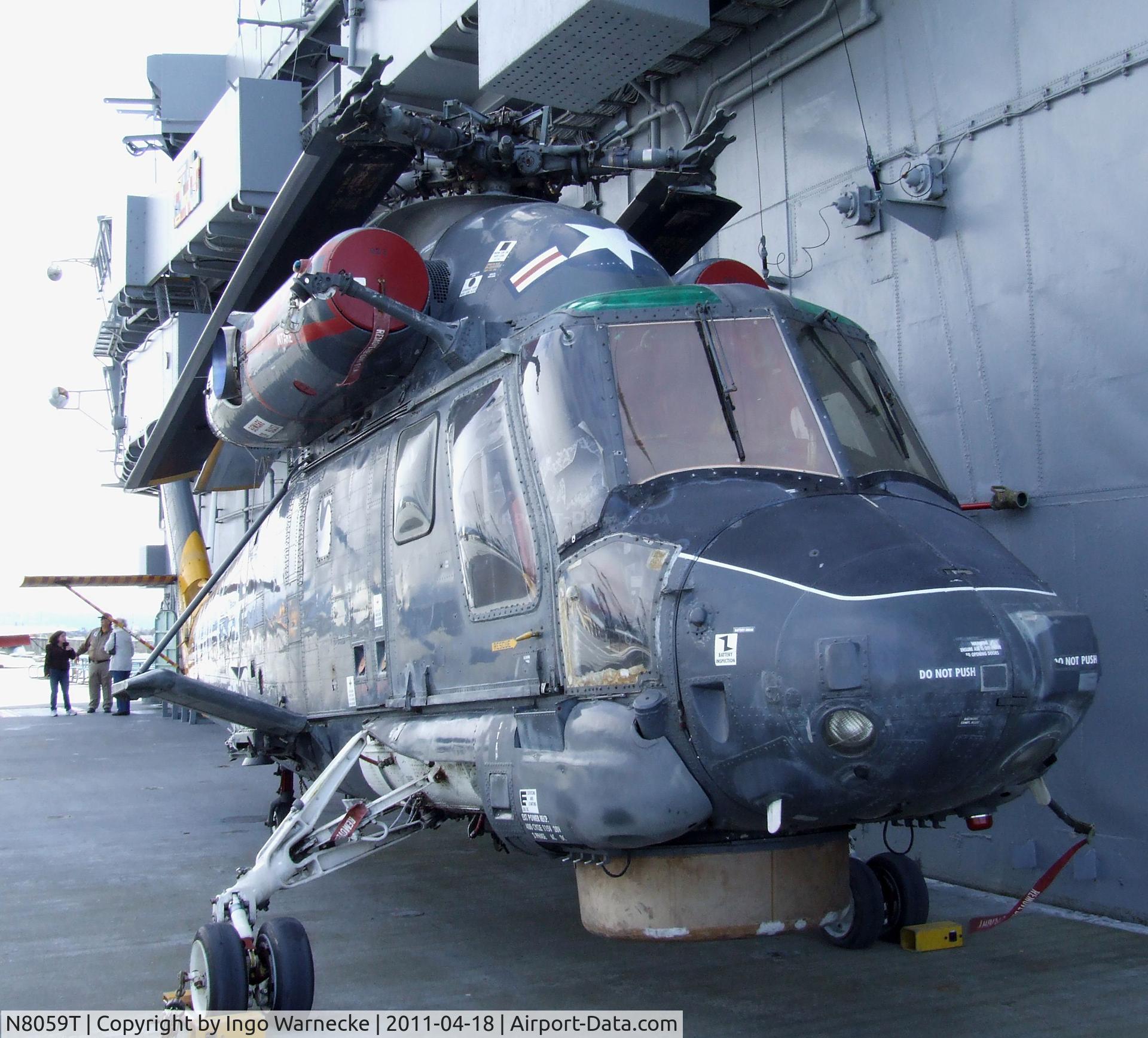N8059T, Kaman SH-2F Seasprite C/N 25, Kaman SH-2F Seasprite at the USS Hornet Museum, Alameda CA