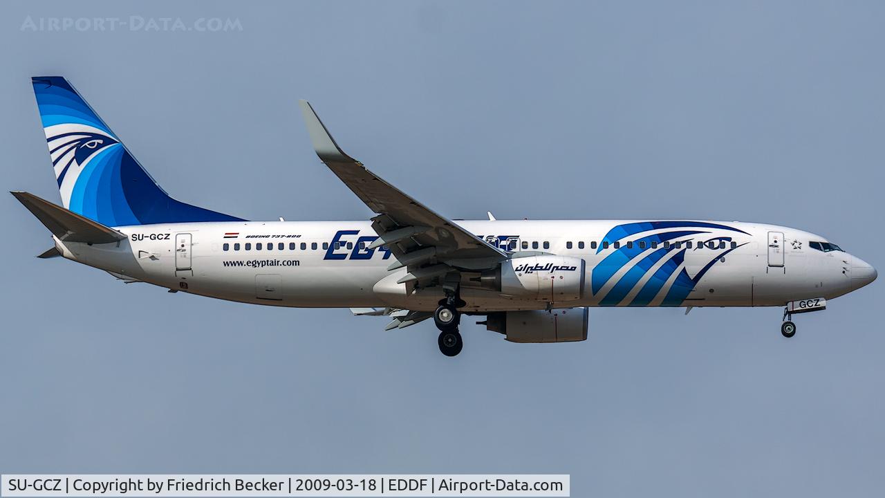 SU-GCZ, 2009 Boeing 737-866 C/N 35568, on final RW07R