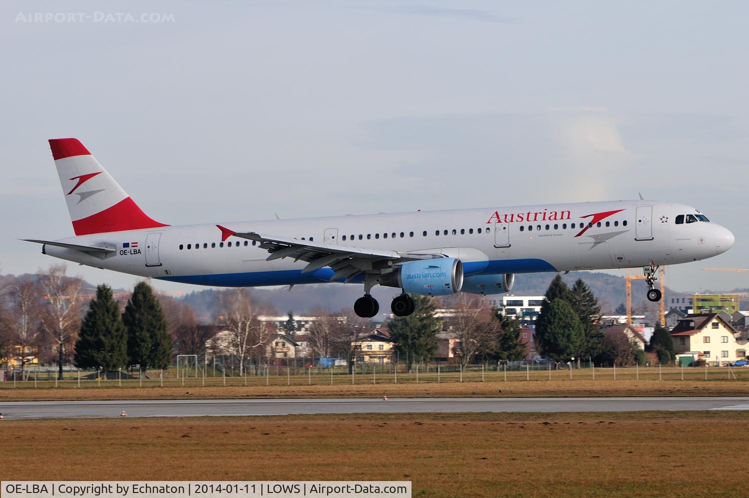 OE-LBA, 1995 Airbus A321-111 C/N 552, Wintercharter