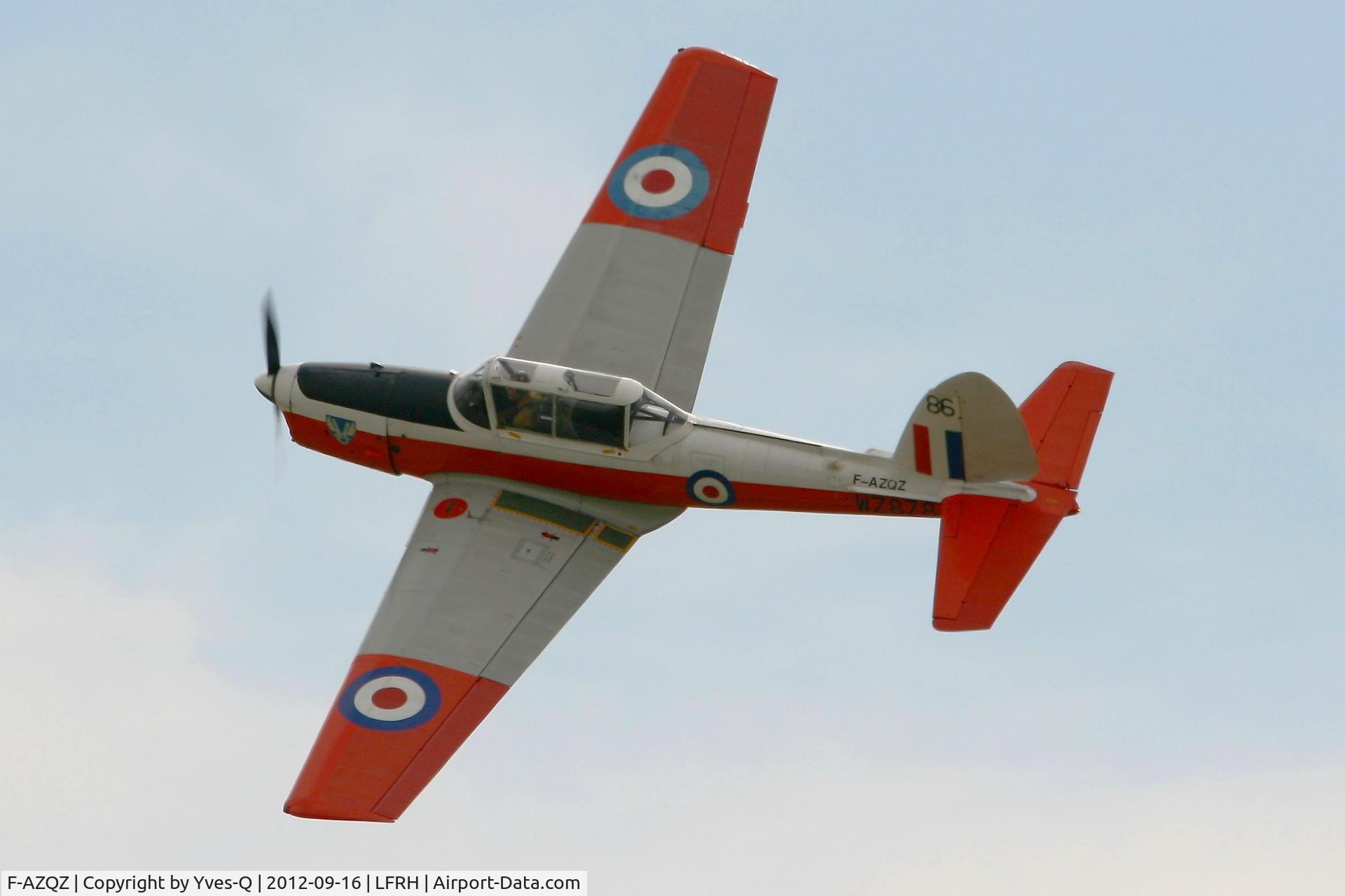 F-AZQZ, 1953 De Havilland DHC-1 Chipmunk T.10 C/N C1/0916, De Havilland DHC1 Chipmunk, Armor Aero Passion Association, , Lann Bihoué Air Base (LFRH-LRT) Open day 2012.