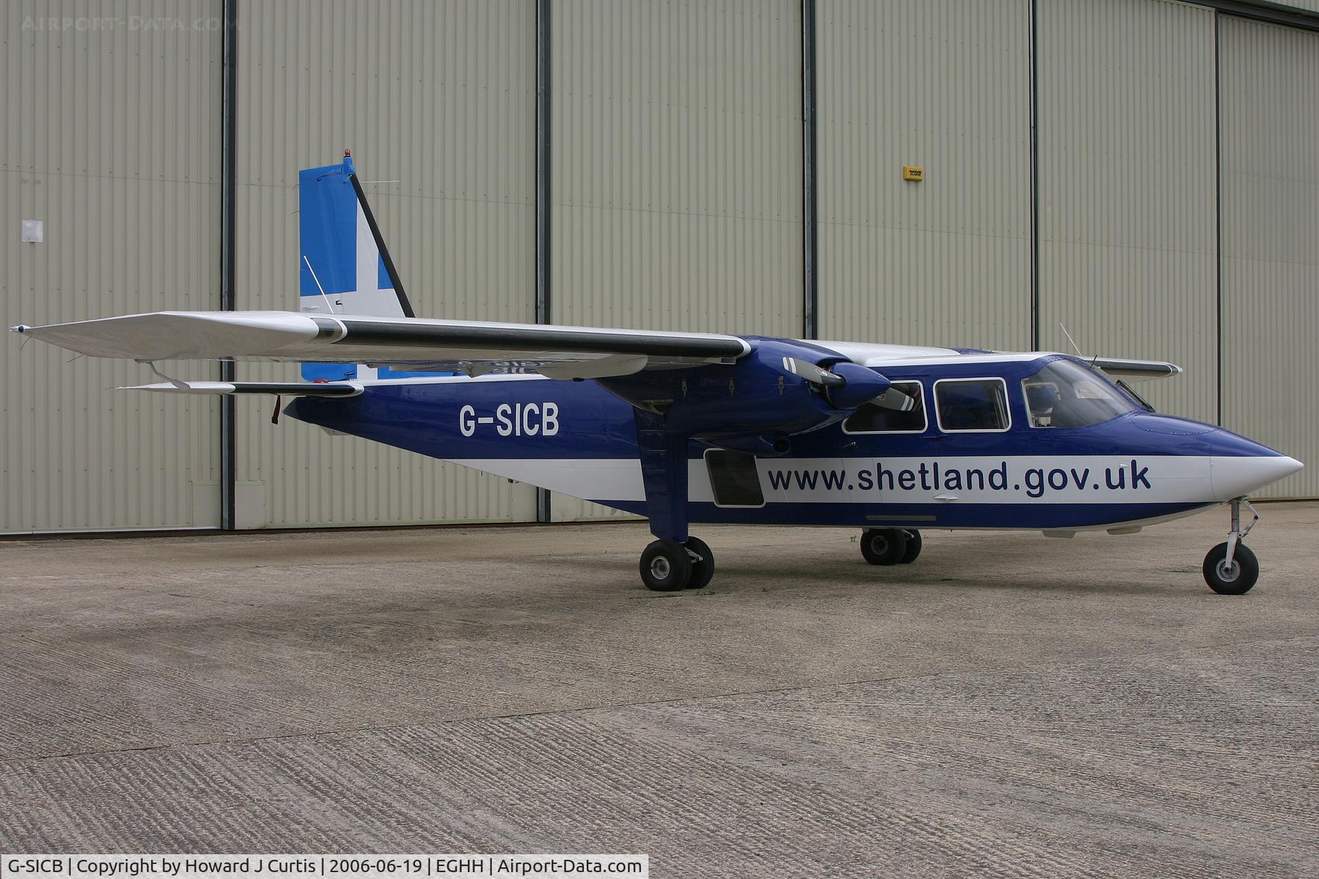 G-SICB, 1991 Pilatus Britten-Norman BN-2B-26 Islander C/N 2260, Shortly after roll out from the paint shop.