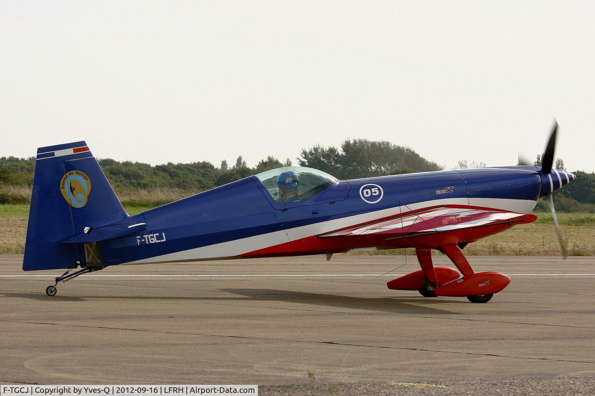 F-TGCJ, Extra EA-330SC C/N 05, Extra EA-330SC, Lann Bihoué Air Base (LFRH-LRT) Open day 2012.