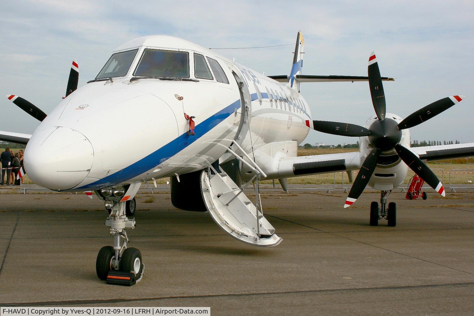 F-HAVD, 1993 British Aerospace Jetstream 4101 C/N 41022, British Aerospace Jetstream 41, Aviation Defense Service (AVDEF), Static display, Lann Bihoué Air Base (LFRH-LRT) Open day 2012.