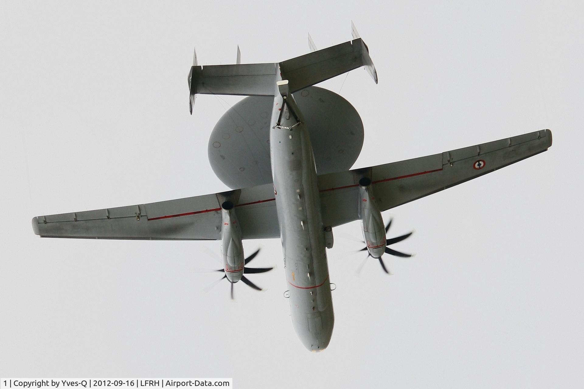 1, Grumman E-2C Hawkeye C/N FR-1, French Navy Northrop-Grumman E-2C Hawkeye, Solo Display Open day 2012, Lann Bihoué Naval Air Base (LFRH - LRT)
