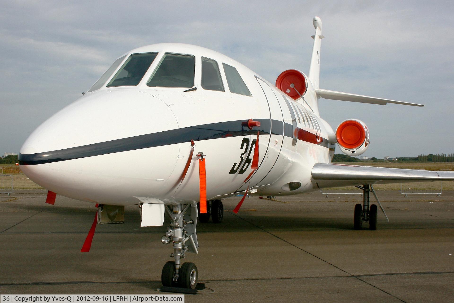 36, 1980 Dassault Falcon 50 C/N 36, French Naval Aviation Dassault Falcon 50 SurMar, Static display, Lann Bihoué Air Base (LFRH-LRT) Open day 2012.