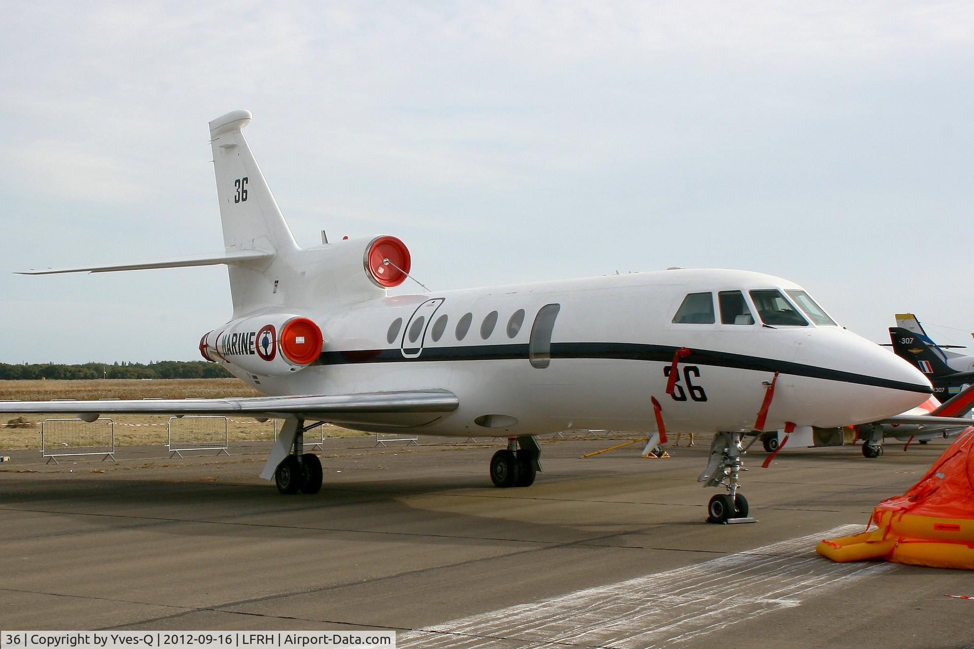 36, 1980 Dassault Falcon 50 C/N 36, French Naval Aviation Dassault Falcon 50 SurMar, Static display, Lann Bihoué Air Base (LFRH-LRT) Open day 2012.