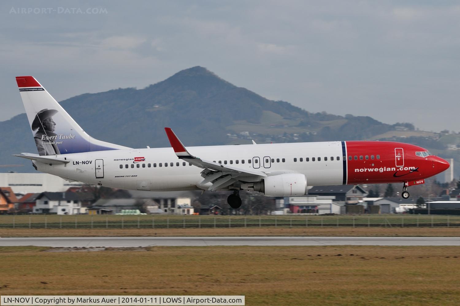 LN-NOV, 2010 Boeing 737-8FZ C/N 31713, Wintercharter