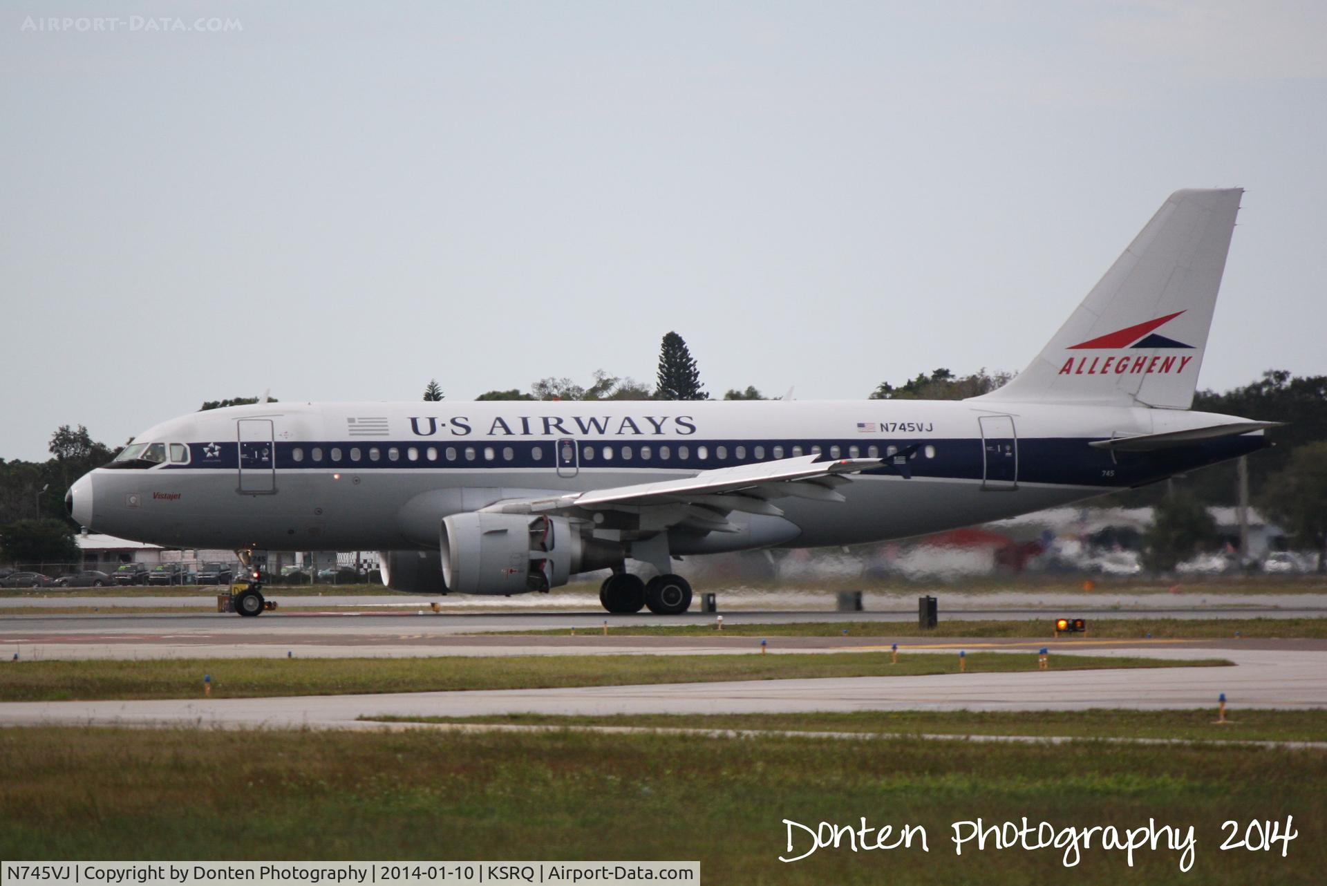 N745VJ, 2000 Airbus A319-112 C/N 1289, US Air Flight 2015 (N745VJ) 