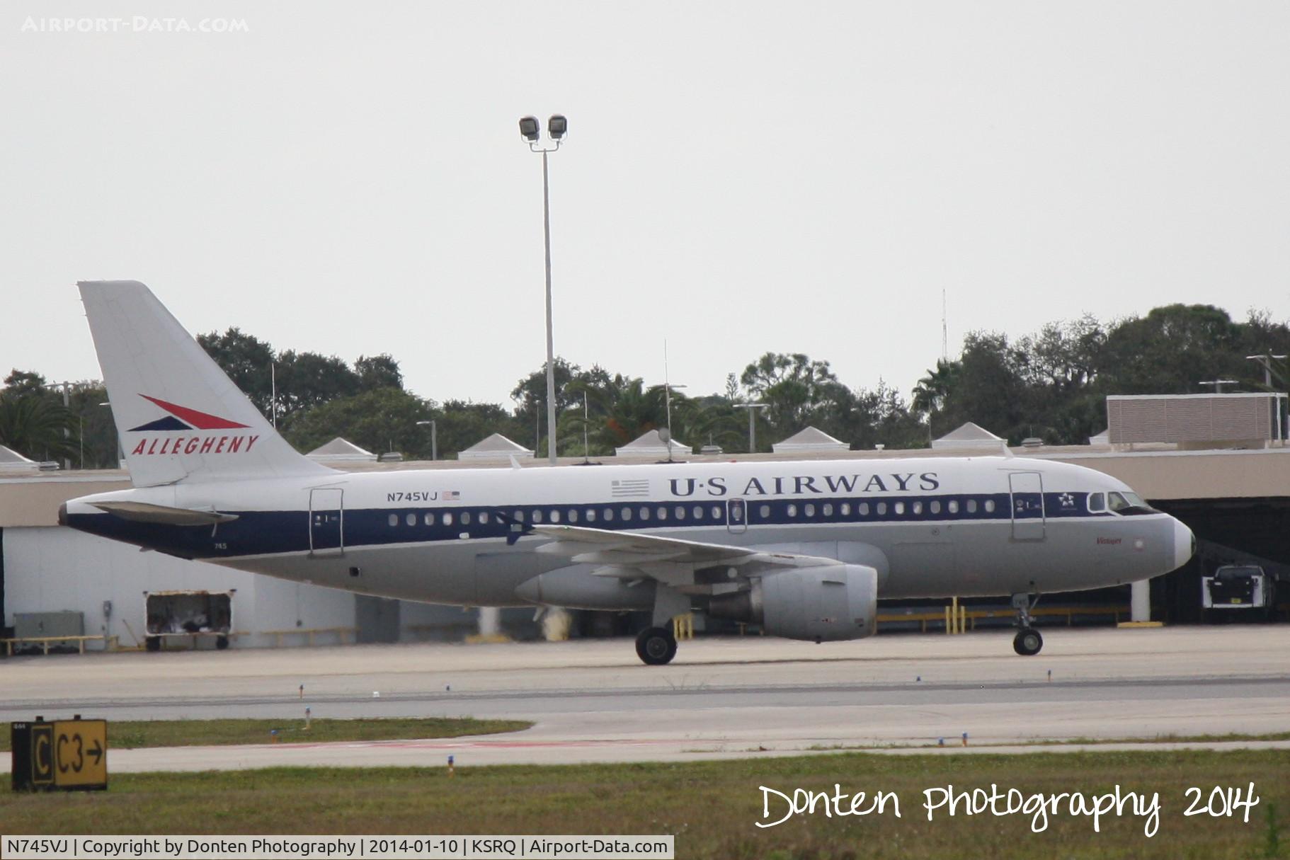 N745VJ, 2000 Airbus A319-112 C/N 1289, US Air Flight 2015 (N745VJ) 