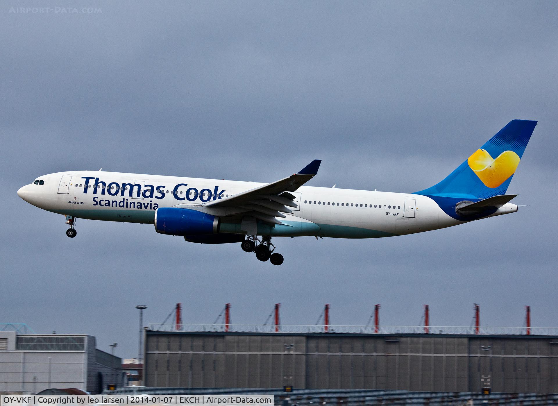 OY-VKF, 1999 Airbus A330-243 C/N 309, CPH Copenhagen Kastrup 7.1.14