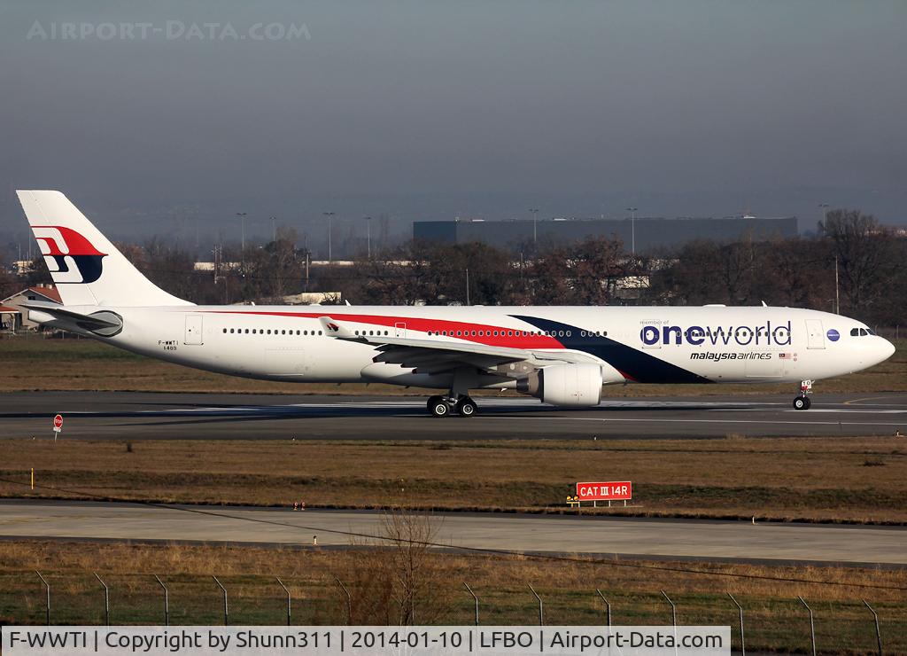 F-WWTI, 2013 Airbus A330-323X C/N 1489, C/n 1489 - To be 9M-MTO in new c/s with One World titles