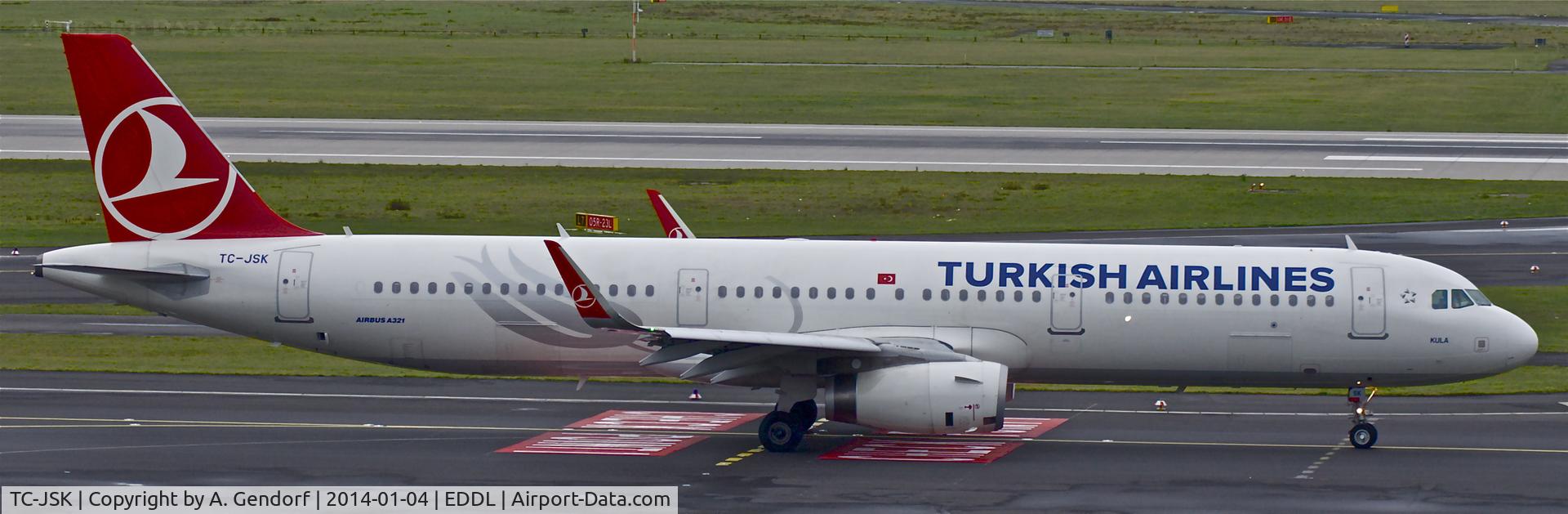 TC-JSK, 2013 Airbus A321-231 C/N 5663, Turkish Airlines, seen here taxiing at Düsseldorf Int'l(EDDL)