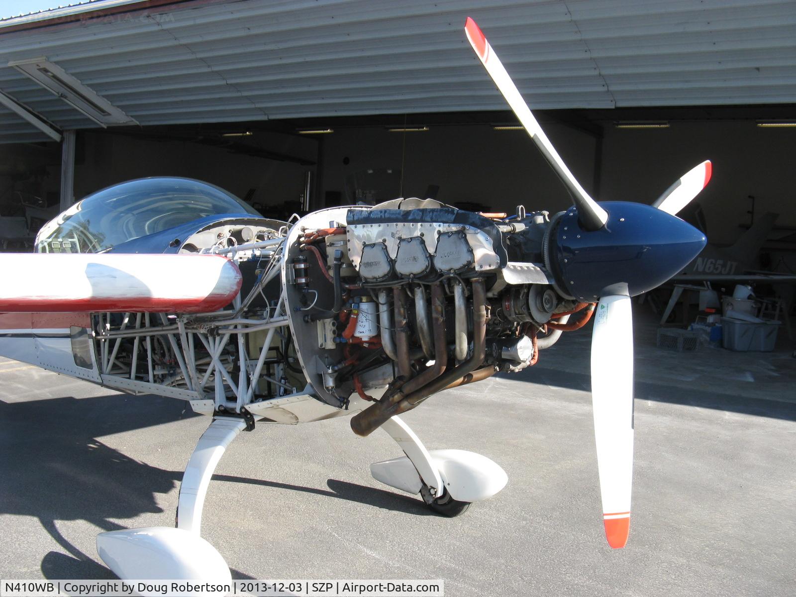 N410WB, 1991 Extra EA-300 C/N 029, 1991 Extra Flugzeugbau Gmbh EXTRA EA300, Lycoming AEIO-540-L1B5 300 Hp, many panels off for maintenance, 3-blade CS MT prop