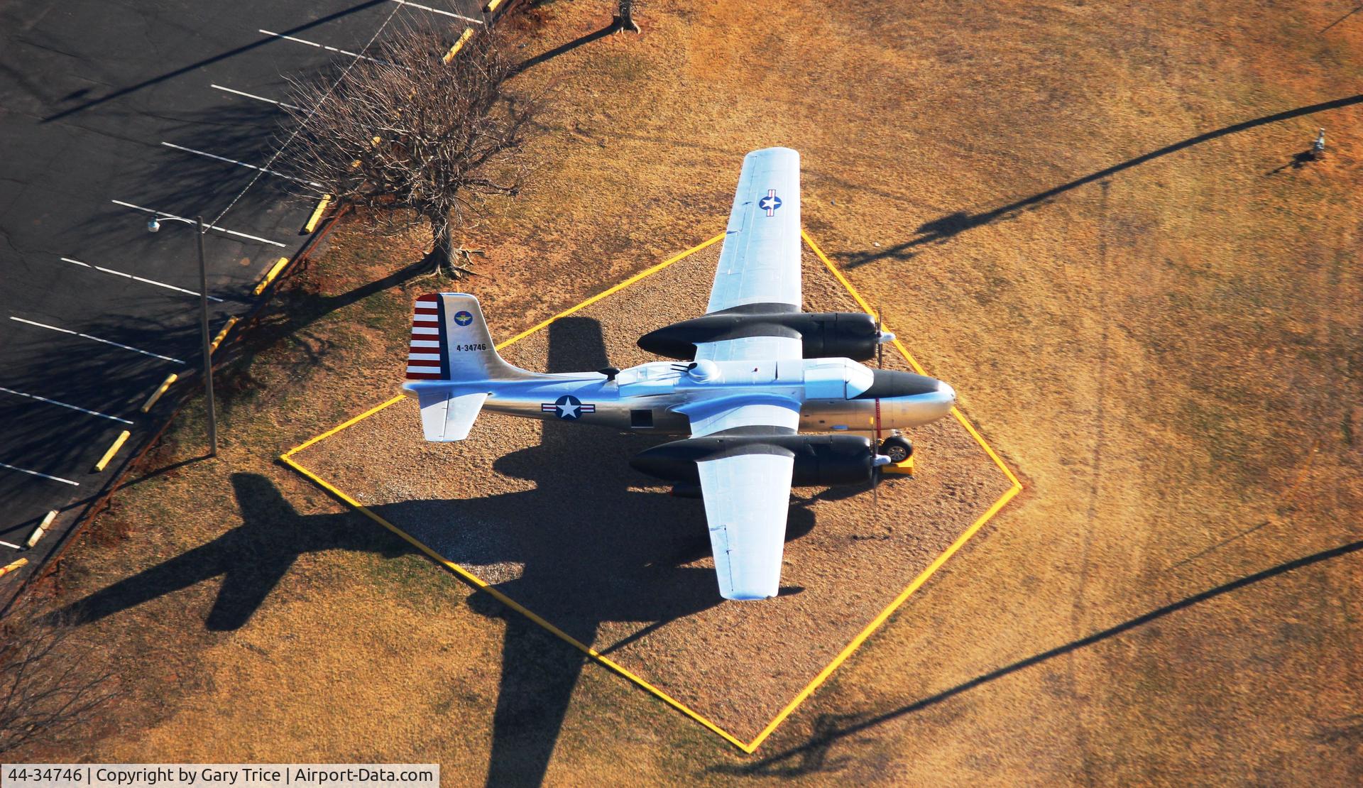 44-34746, 1944 Douglas A-26B Invader C/N 28025, aerial view of 44-34746 Restoration by Gary Trice of Yukon OK and Charles Rukes of Geary OK.