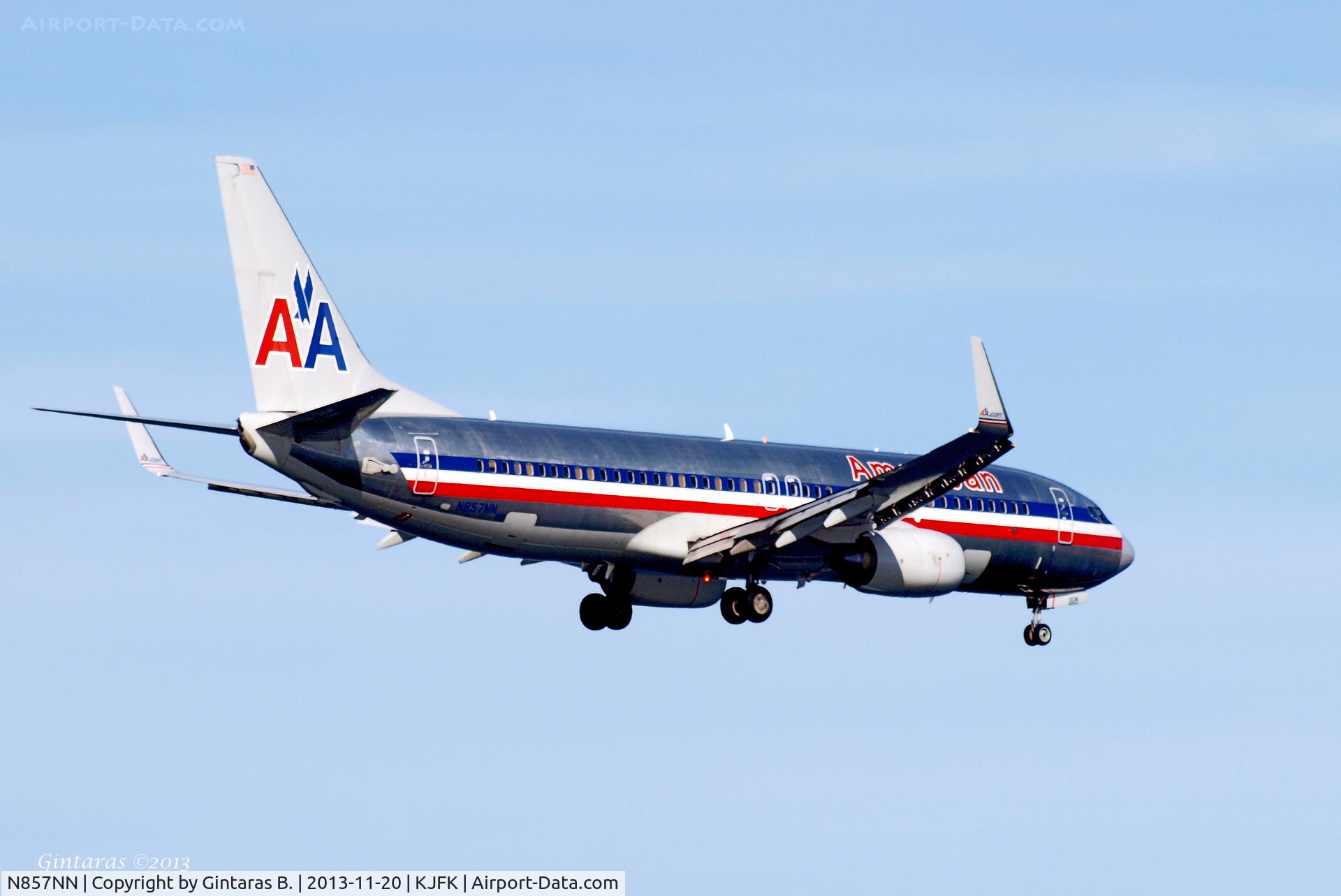 N857NN, 2010 Boeing 737-823 C/N 30907, Going To A Landing on 4R, JFK