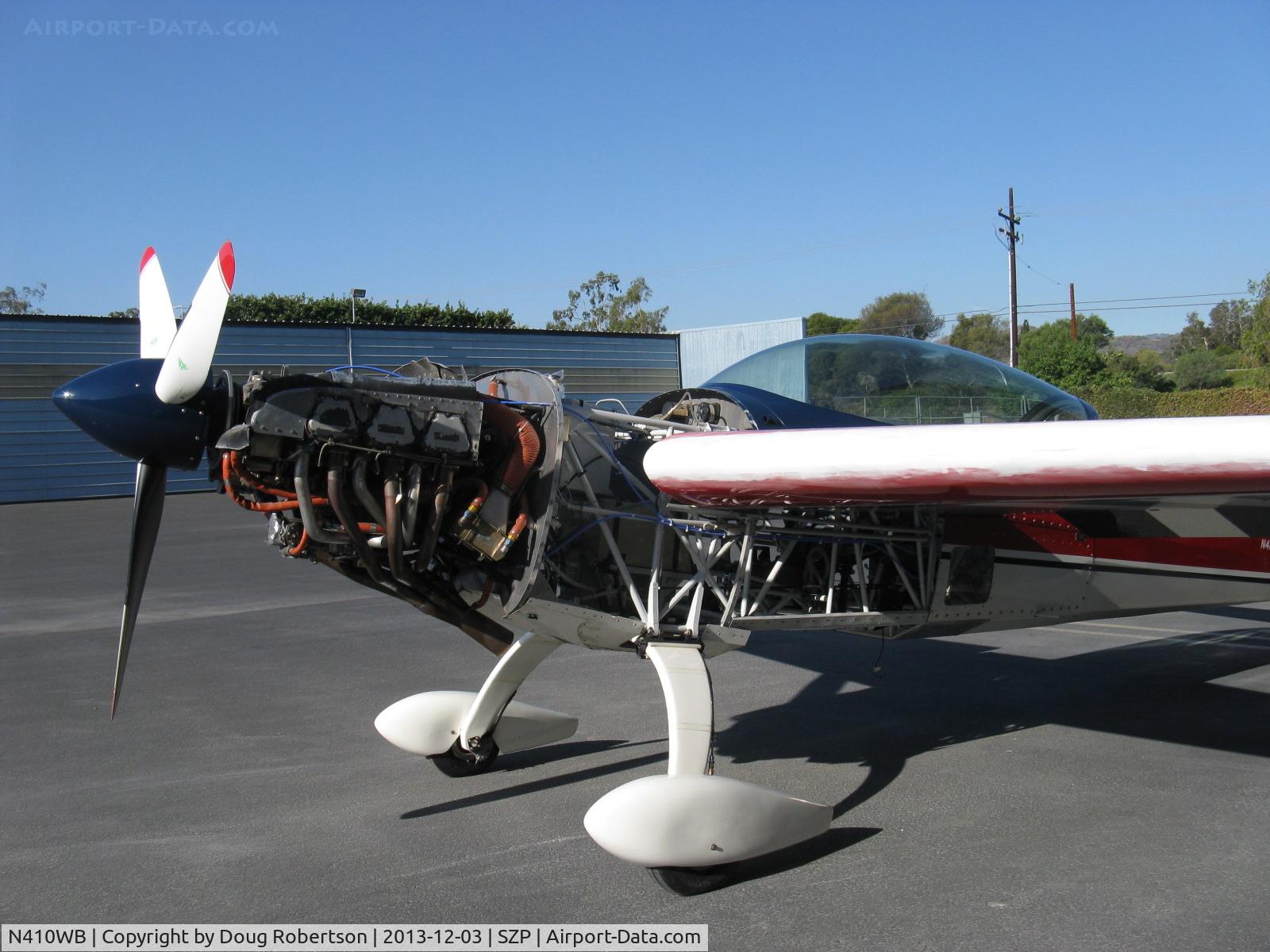 N410WB, 1991 Extra EA-300 C/N 029, 1991 Extra Flugzeugbau Gmbh EXTRA EA300, Lycoming AEIO-540-L1B5 300 hp full inverted systems for unlimited aerobatics, panels off for inspection/maintenance