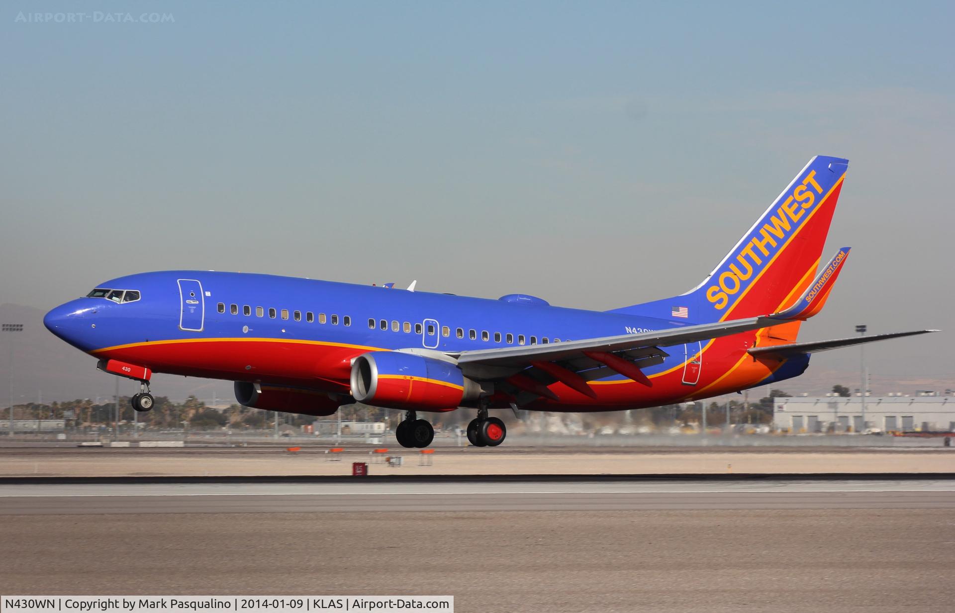 N430WN, 2002 Boeing 737-7H4 C/N 33659, Boeing 737-700