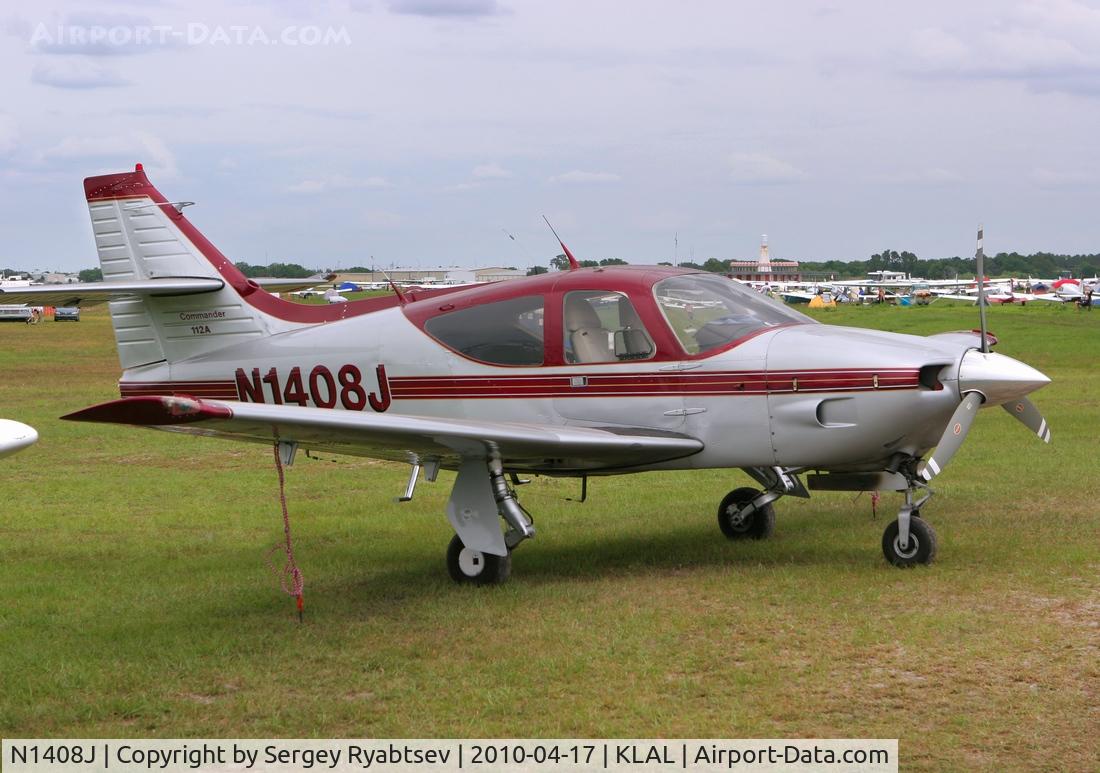 N1408J, 1975 Rockwell International 112A Commander C/N 408, Sun'n-Fun 2010