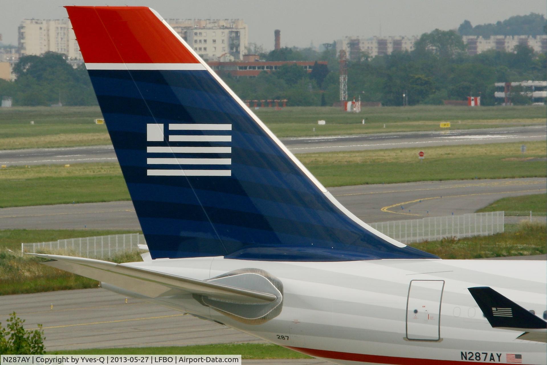 N287AY, 2013 Airbus A330-243 C/N 1417, US Airways Airbus A330-243, Airbus Delivery Center, Toulouse-Blagnac Airport (LFBO-TLS)