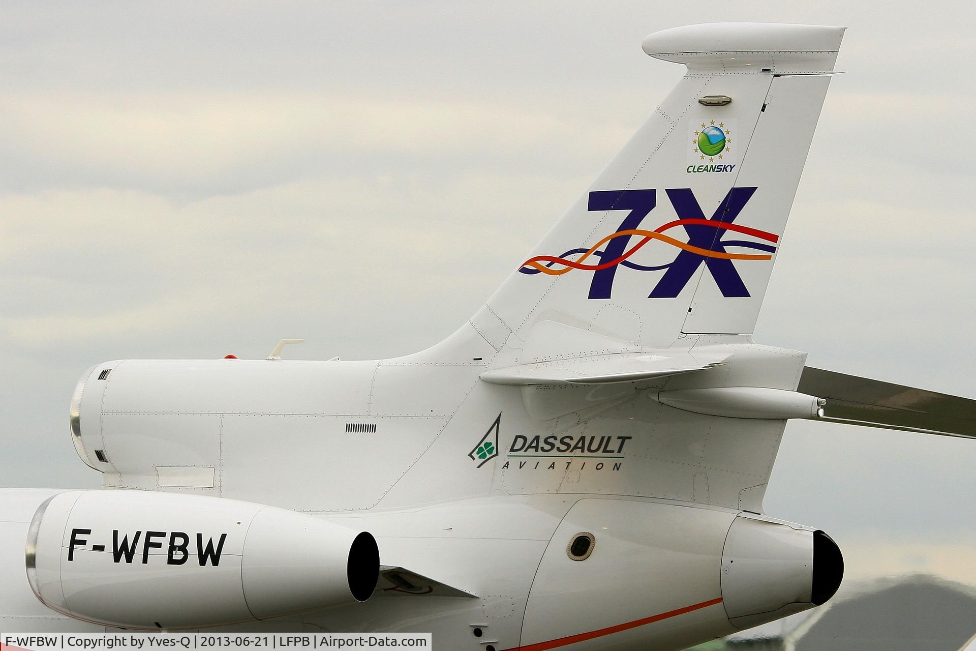F-WFBW, 2005 Dassault Falcon 7X C/N 001, Dassault Falcon 7X, Paris-Le Bourget Air Show 2013