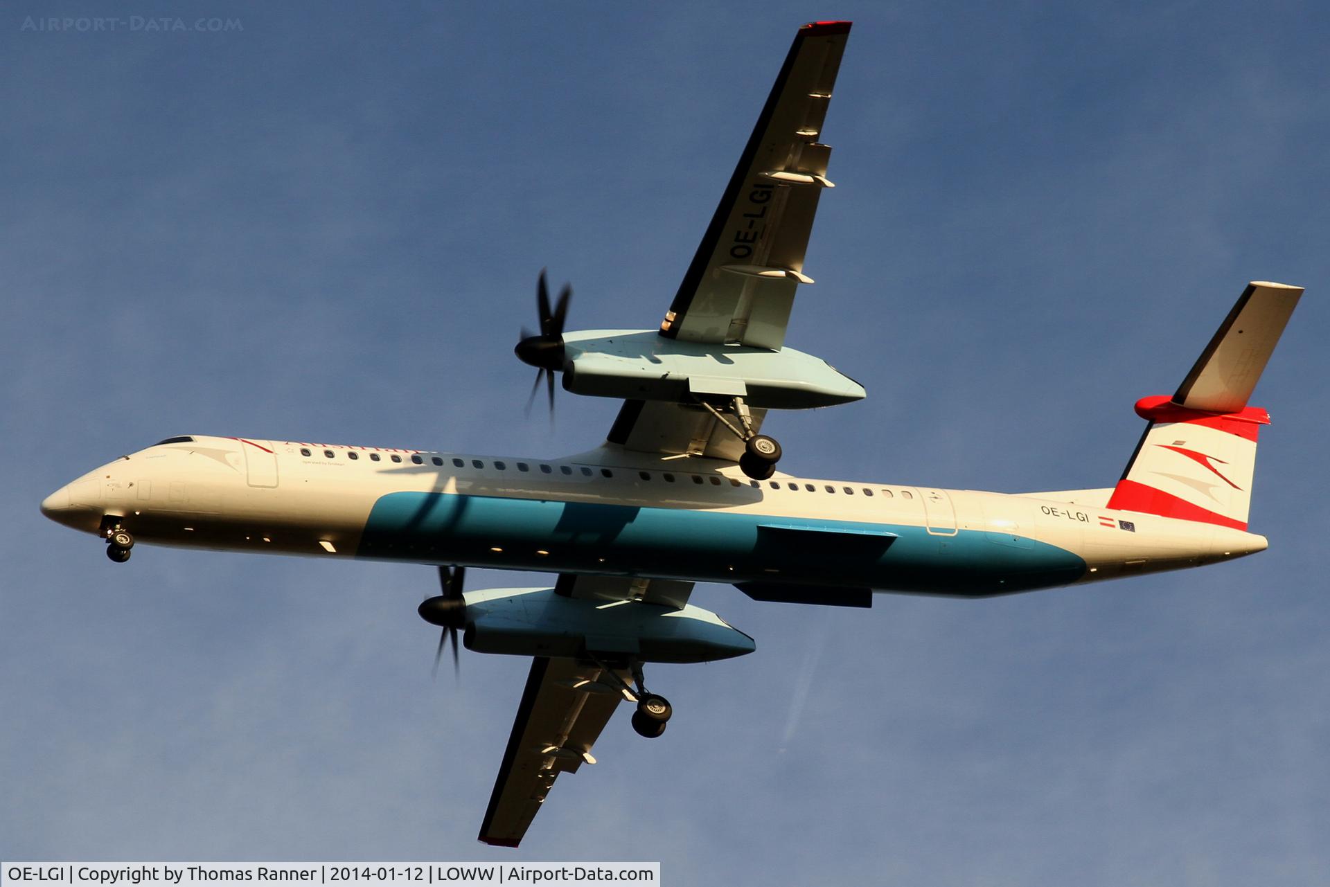 OE-LGI, 2004 De Havilland Canada DHC-8-402Q Dash 8 C/N 4100, Austrian DHC-8