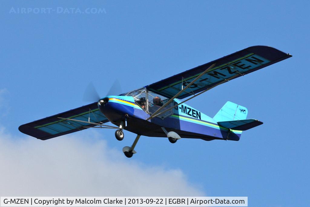 G-MZEN, 1996 Rans S-6ESD Coyote II C/N PFA 204-12823, Rans S6-ESD at The Real Aeroplane Club's Helicopter Fly-In, Breighton Airfield, September 2013.