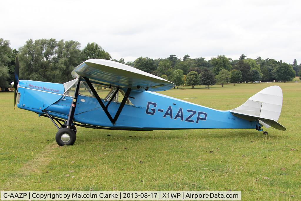 G-AAZP, 1930 De Havilland DH.80A Puss Moth C/N 2047, De Havilland DH-80A Puss Moth at The De Havilland Moth Club's 28th International Moth Rally at Woburn Abbey. August 2013.