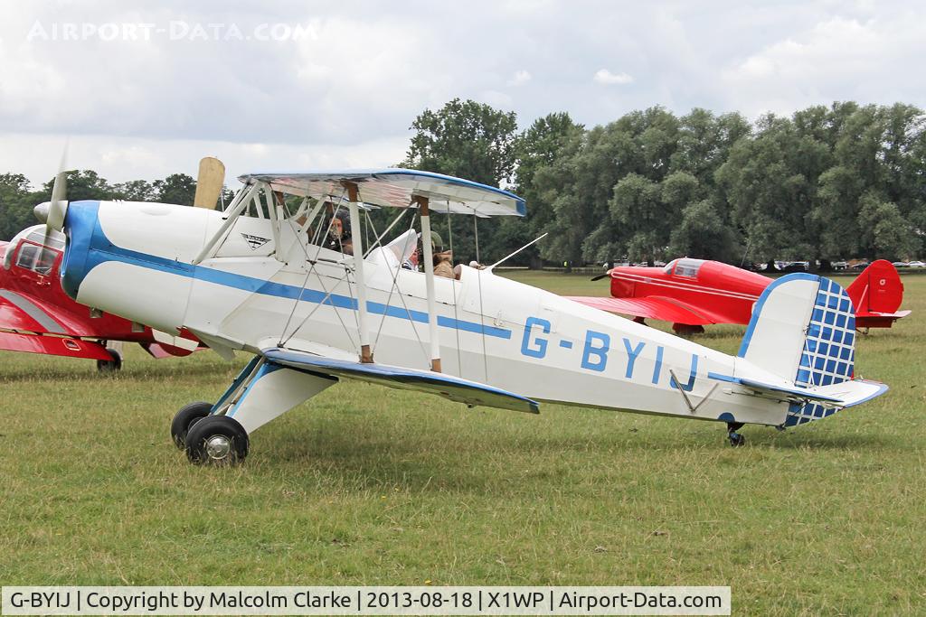 G-BYIJ, 1954 CASA 1-131E Series 2000 C/N 2110, CASA 1-131 Jungmann at The De Havilland Moth Club's 28th International Moth Rally at Woburn Abbey. August 2013.