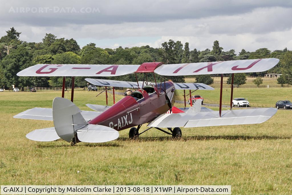 G-AIXJ, 1942 De Havilland DH-82A Tiger Moth II C/N 85434, De Havilland DH-82A Tiger Moth II at The De Havilland Moth Club's 28th International Moth Rally at Woburn Abbey. August 2013.