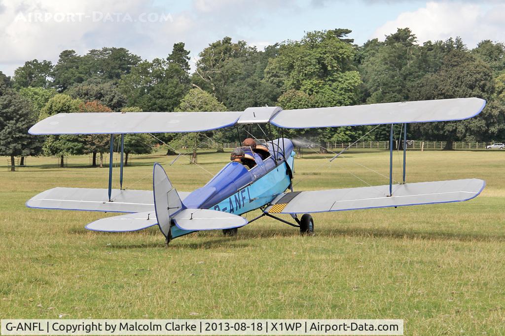 G-ANFL, 1941 De Havilland DH-82A Tiger Moth II C/N 84617, De Havilland DH-82A Tiger Moth II at The De Havilland Moth Club's 28th International Moth Rally at Woburn Abbey. August 2013.