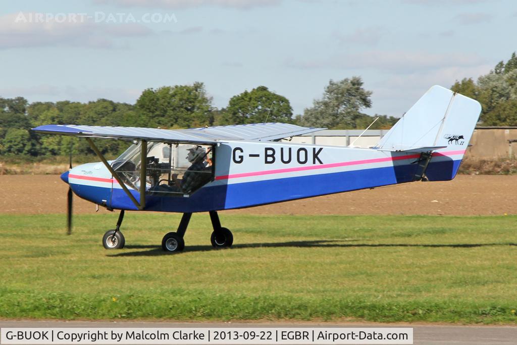 G-BUOK, 1993 Rans S-6-116 Coyote II C/N PFA 204A-12317, Rans S6-116 at The Real Aeroplane Club's Helicopter Fly-In, Breighton Airfield, September 2013.