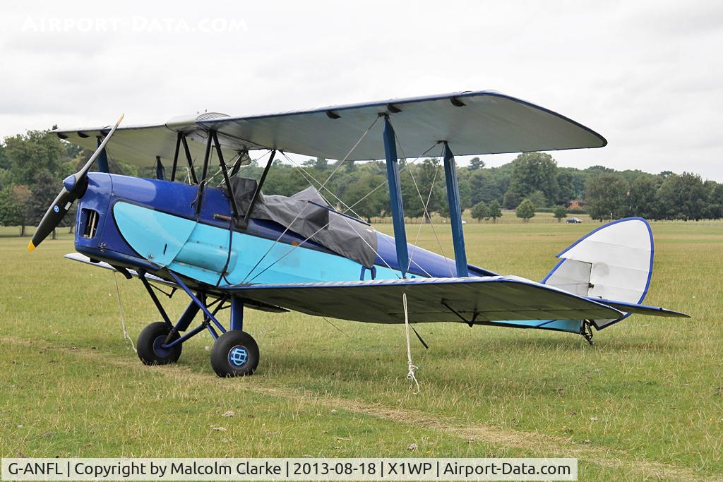 G-ANFL, 1941 De Havilland DH-82A Tiger Moth II C/N 84617, De Havilland DH-82A Tiger Moth II at The De Havilland Moth Club's 28th International Moth Rally at Woburn Abbey. August 2013.