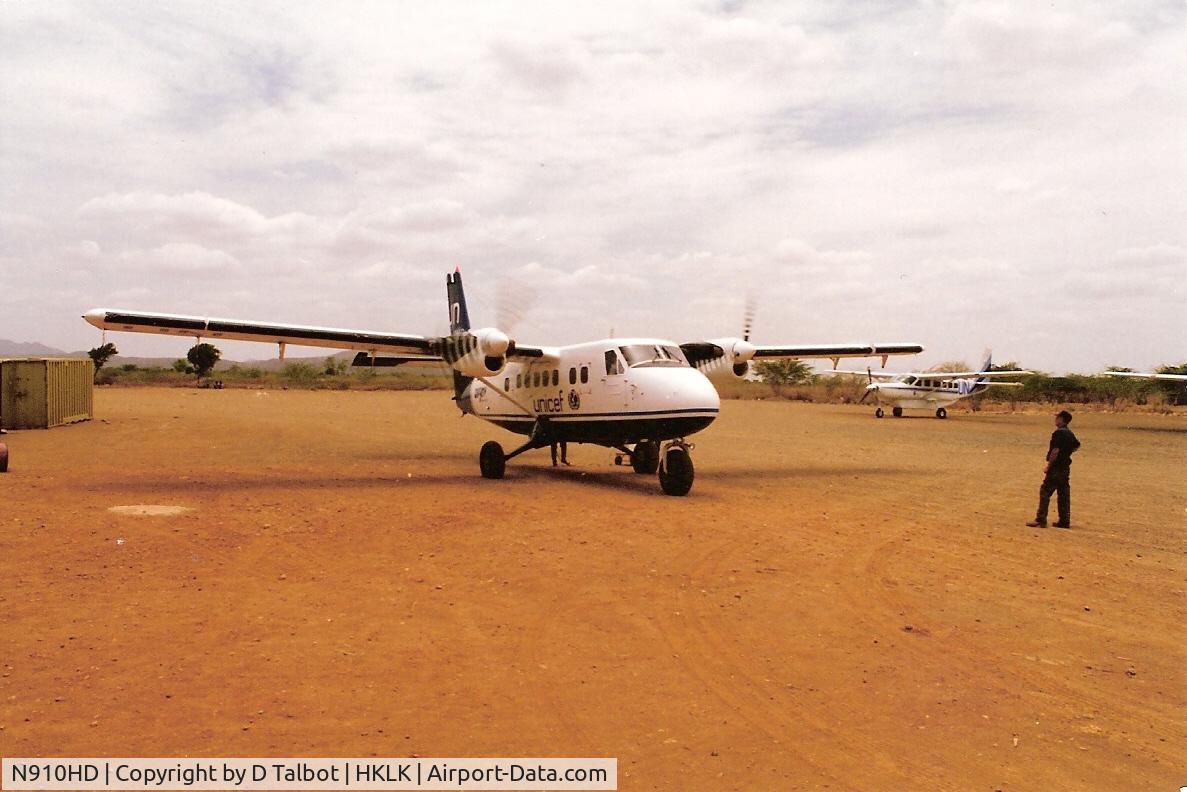 N910HD, 1970 De Havilland Canada DHC-6-300 Twin Otter C/N 289, Being operated for UNICEF by Air Serv International