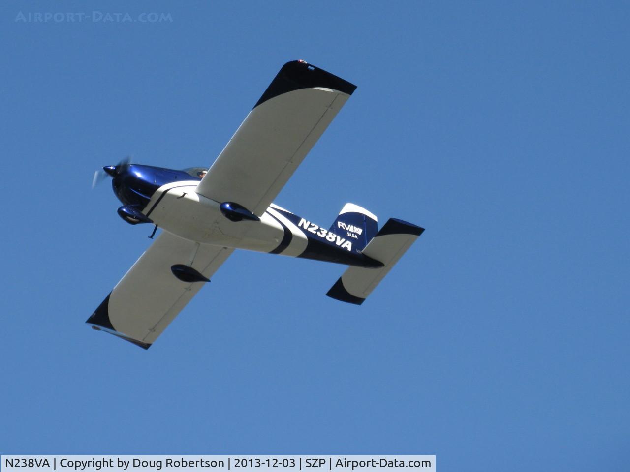 N238VA, 2013 Vans RV-12 C/N 12012, 2013 VAN's AIRCRAFT INC. RV-12 LSA, Rotax 912ULS 100 Hp, a production LSA, takeoff climb Rwy 04