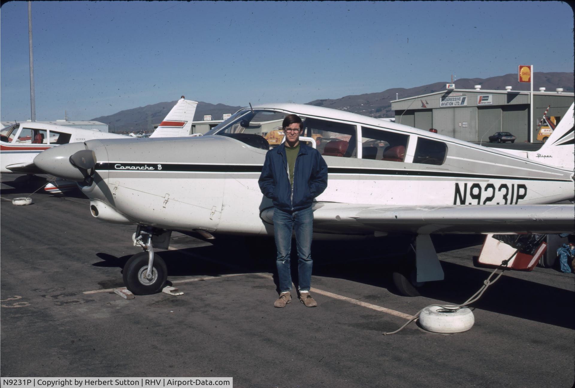 N9231P, 1967 Piper PA-24-260 C/N 24-4729, N9231P at Reid Hillview Airport in San Jose, CA in the early 1970's.