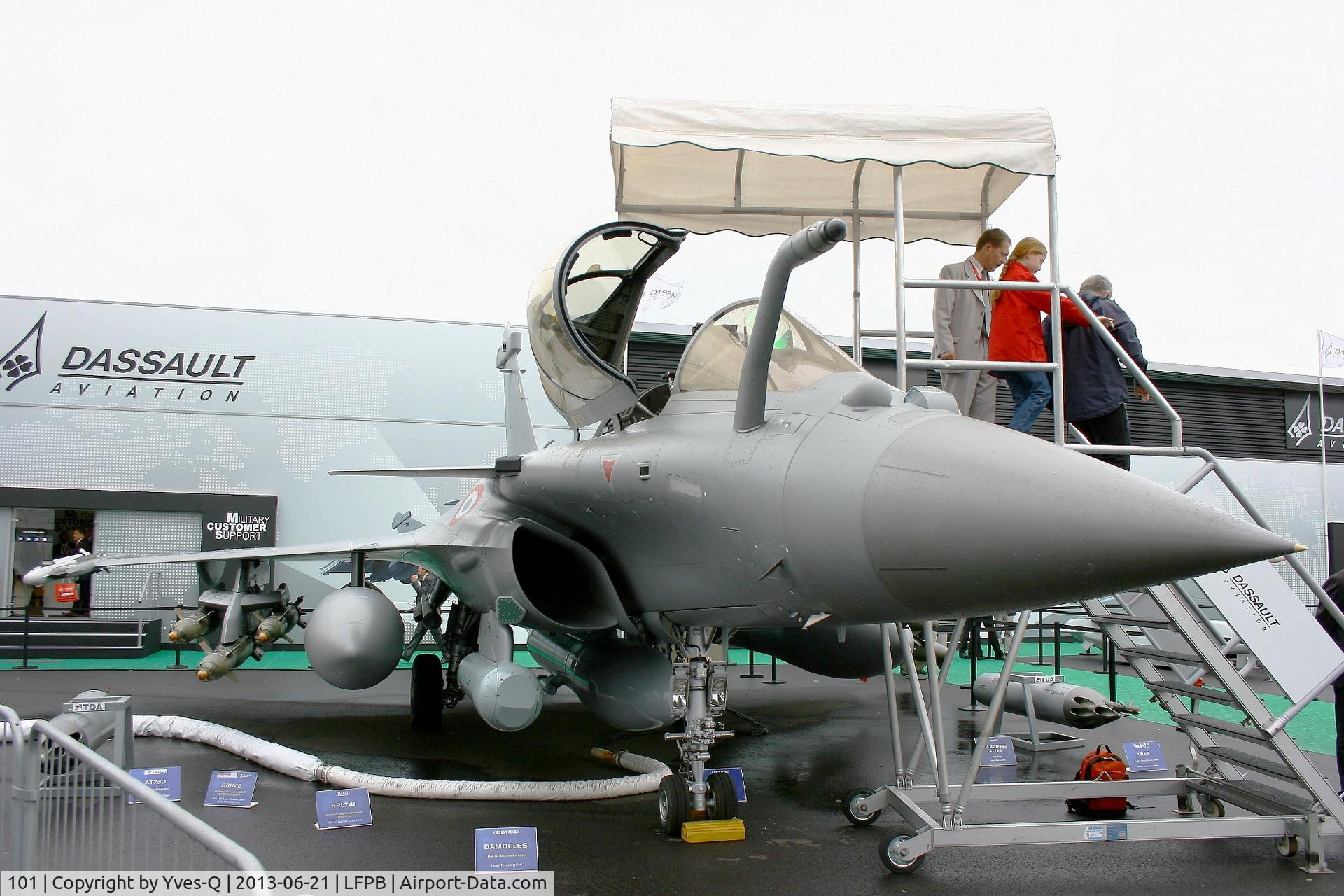 101, Dassault Rafale C C/N 101, Dassault Rafale C, Static display, Paris-Le Bourget (LFPB-LBG) Air Show 2013