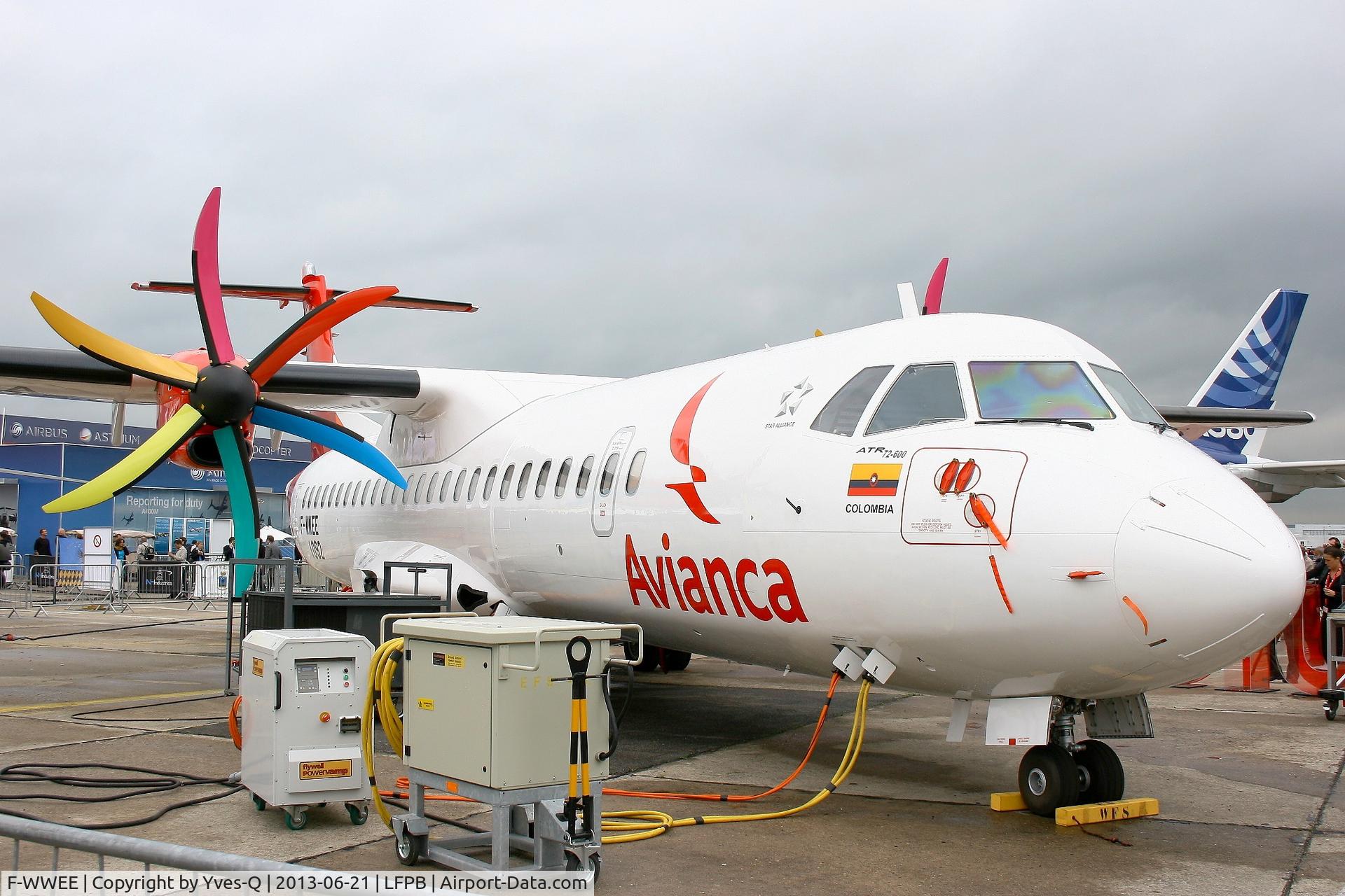 F-WWEE, 2013 ATR 72-600 C/N 1092, ATR 72-600, Static display, Paris-Le Bourget (LFPB-LBG) Air Show 2013